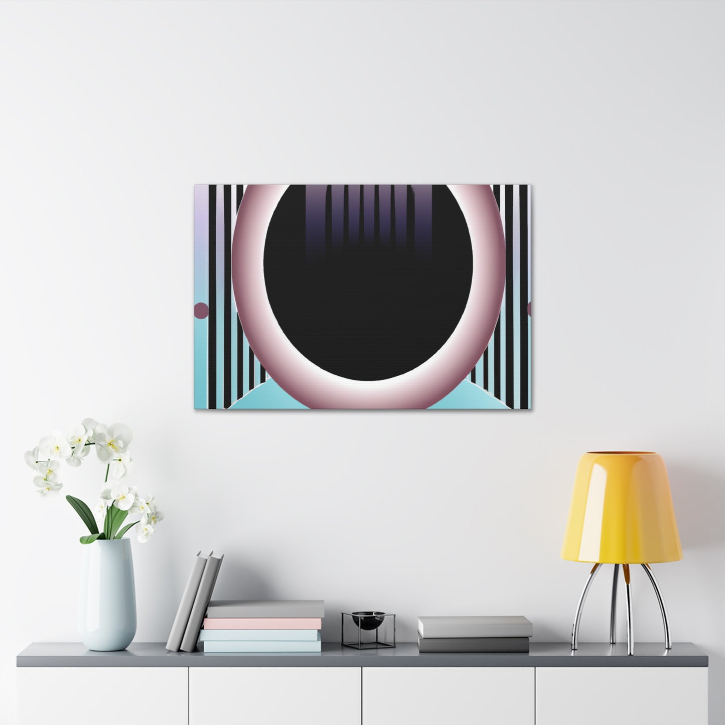 Opulent Streamline: A Fusion of Art Deco and Futuristic Design. - Canvas