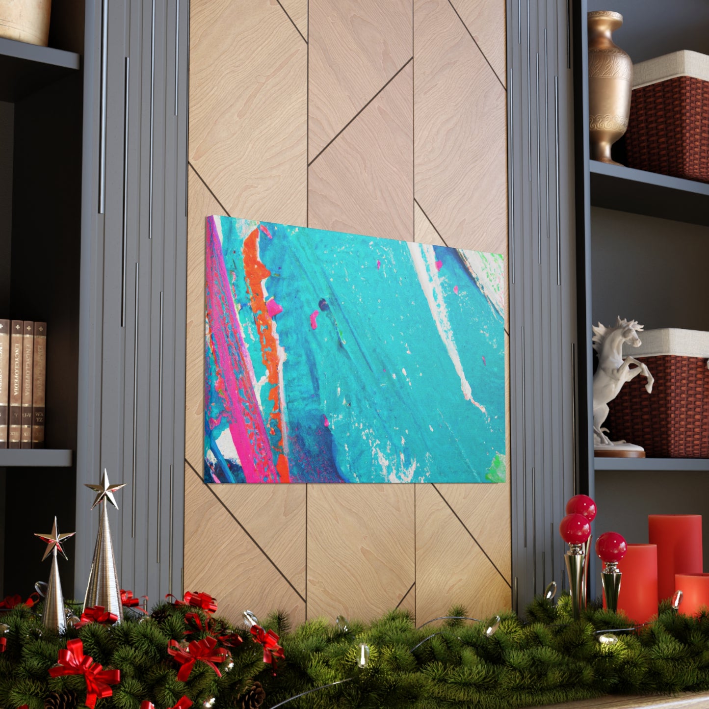Aqua Lung- Abstract Canvas