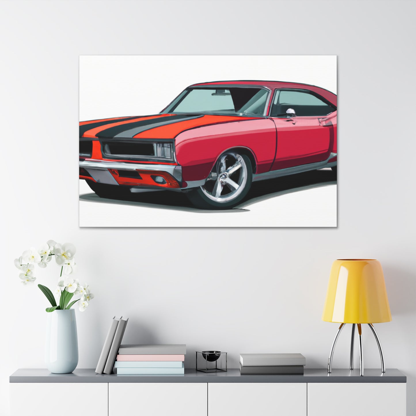 Hot Rod Havoc - Automobile - Canvas