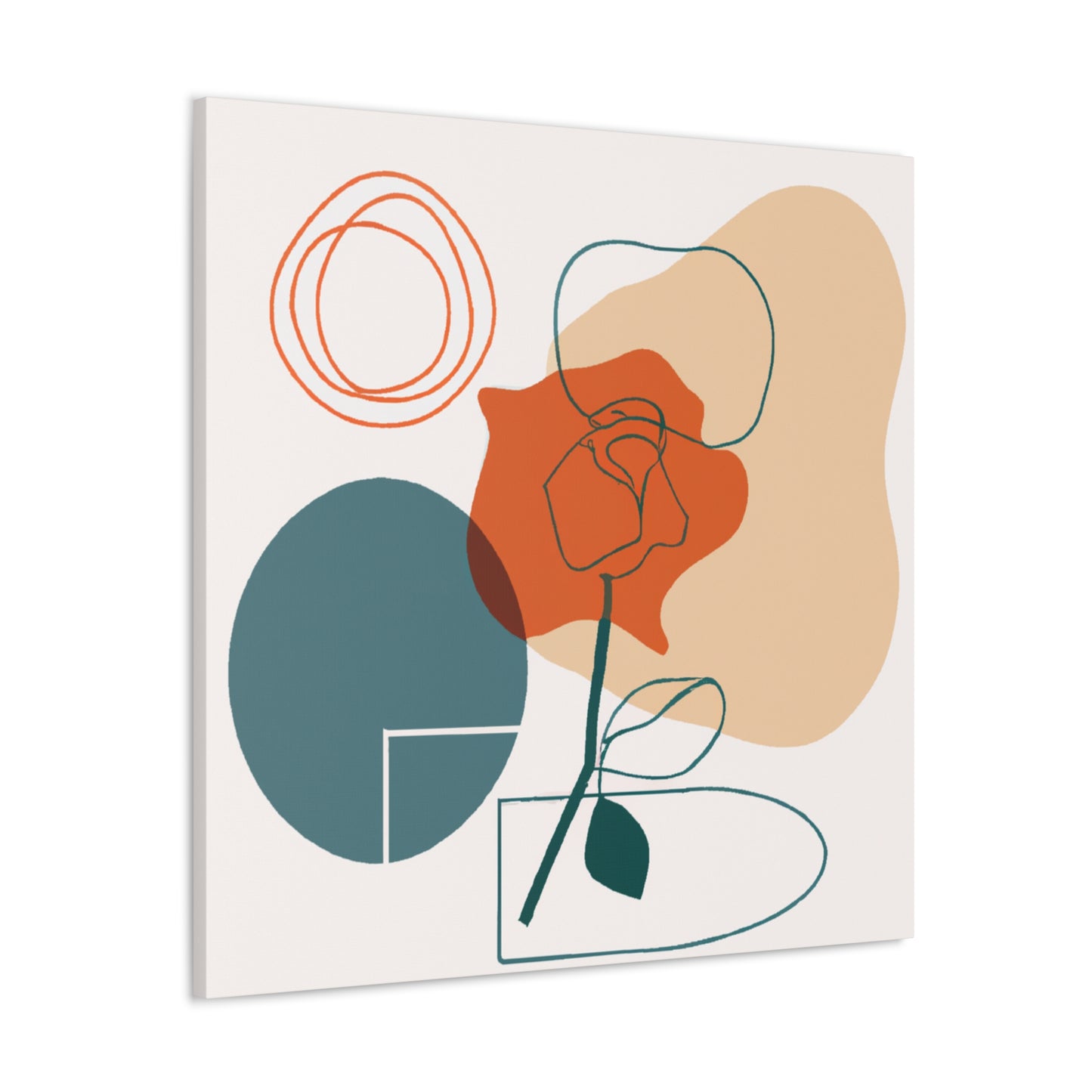 Mysterious Flow - Minimalism - Canvas