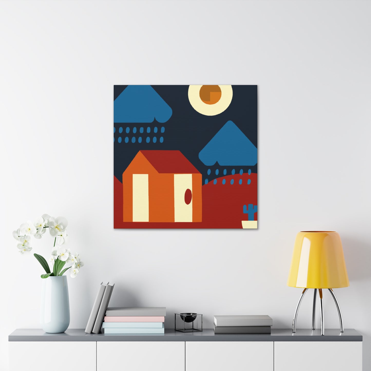 Vibrant Arches - Midcentury - Canvas