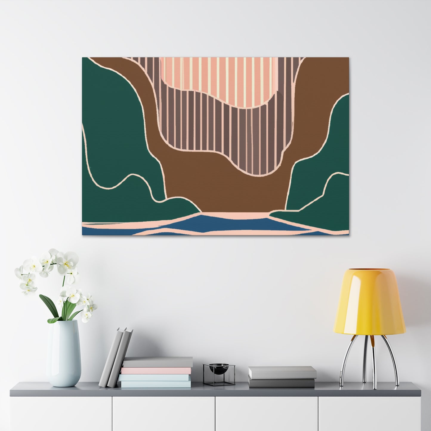 Whimsyfalls - Midcentury Canvas