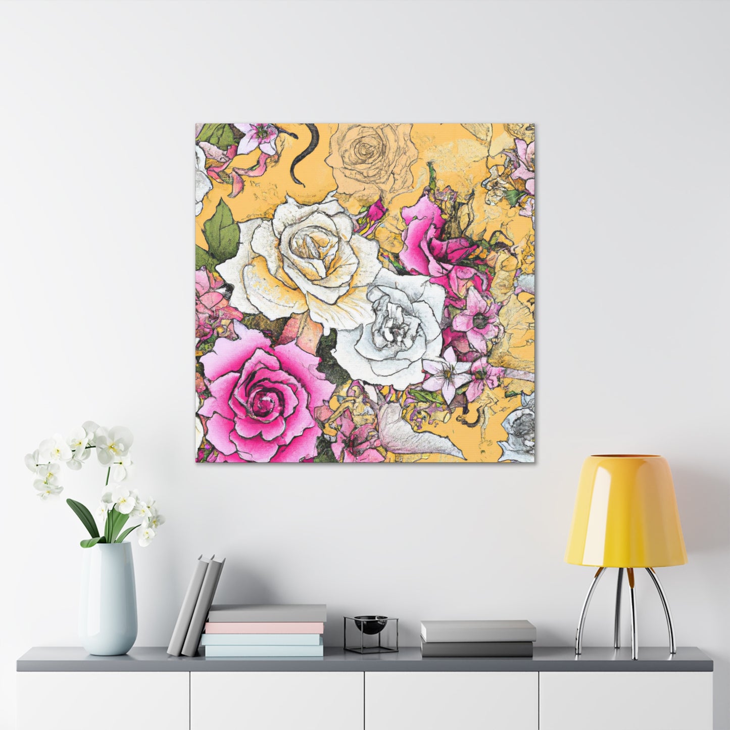 Blossomtopia - Floral - Canvas