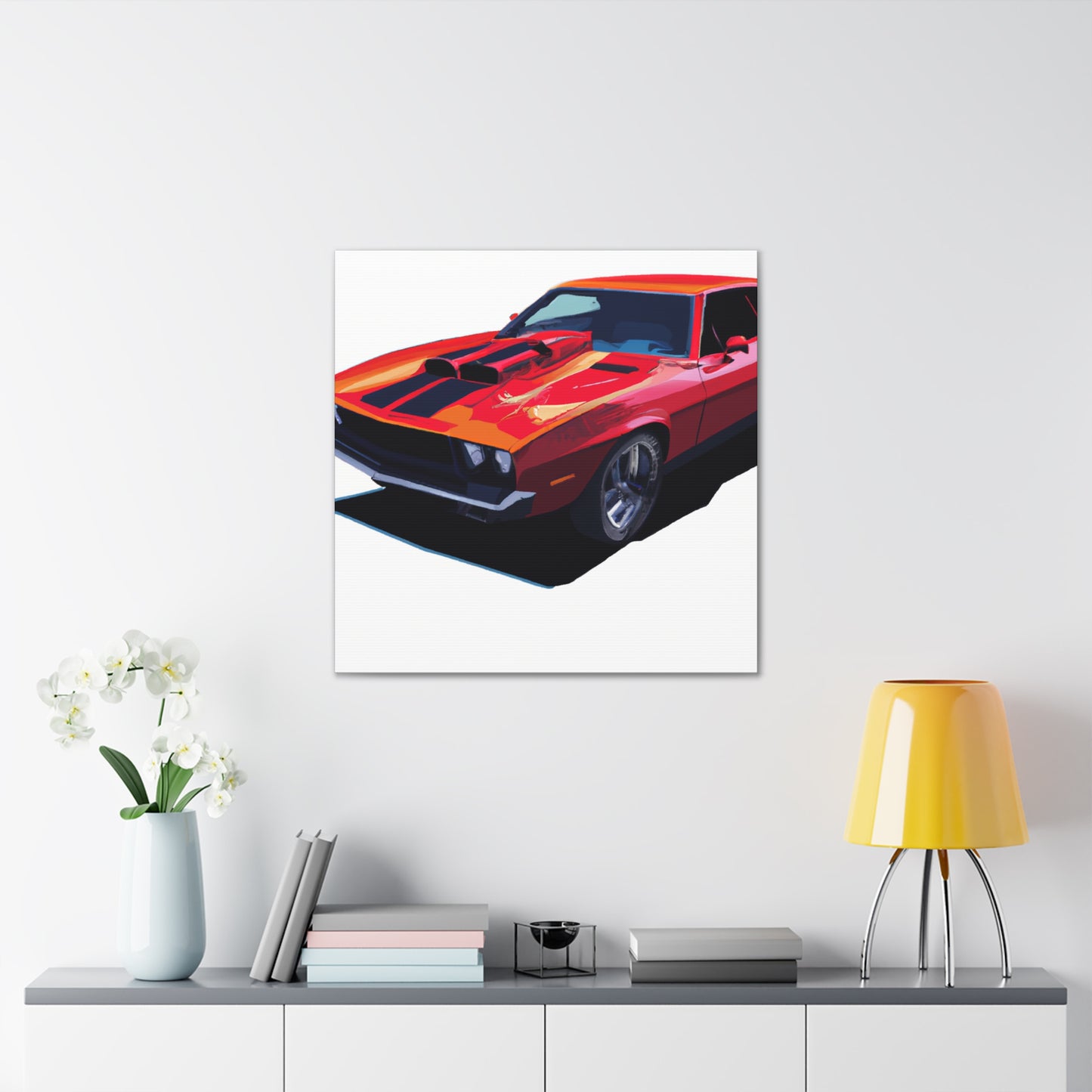 Hot Rod Thunder - Automobile - Canvas