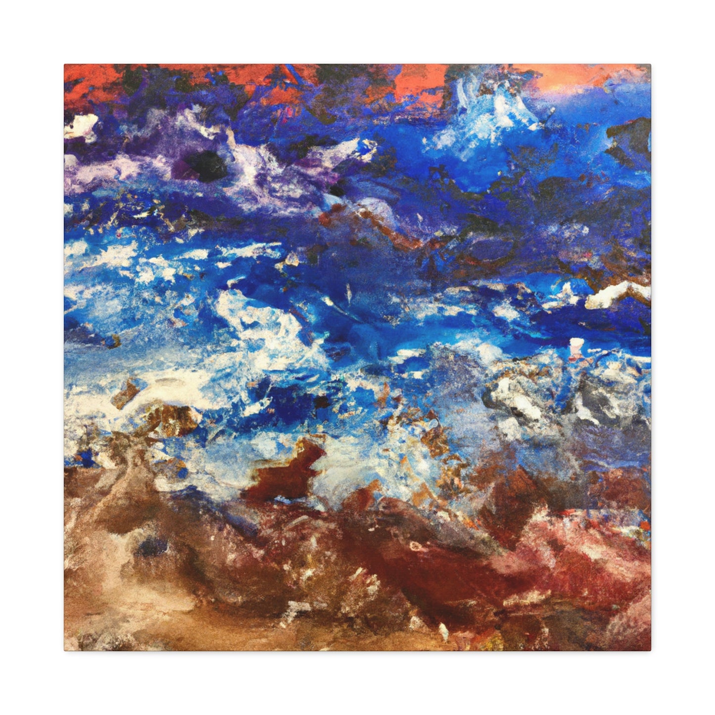 Johannes Vermeer - Abstract Canvas