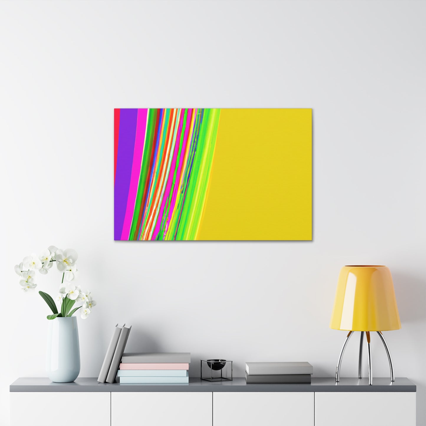 Rainbow Blast - Abstract - Canvas