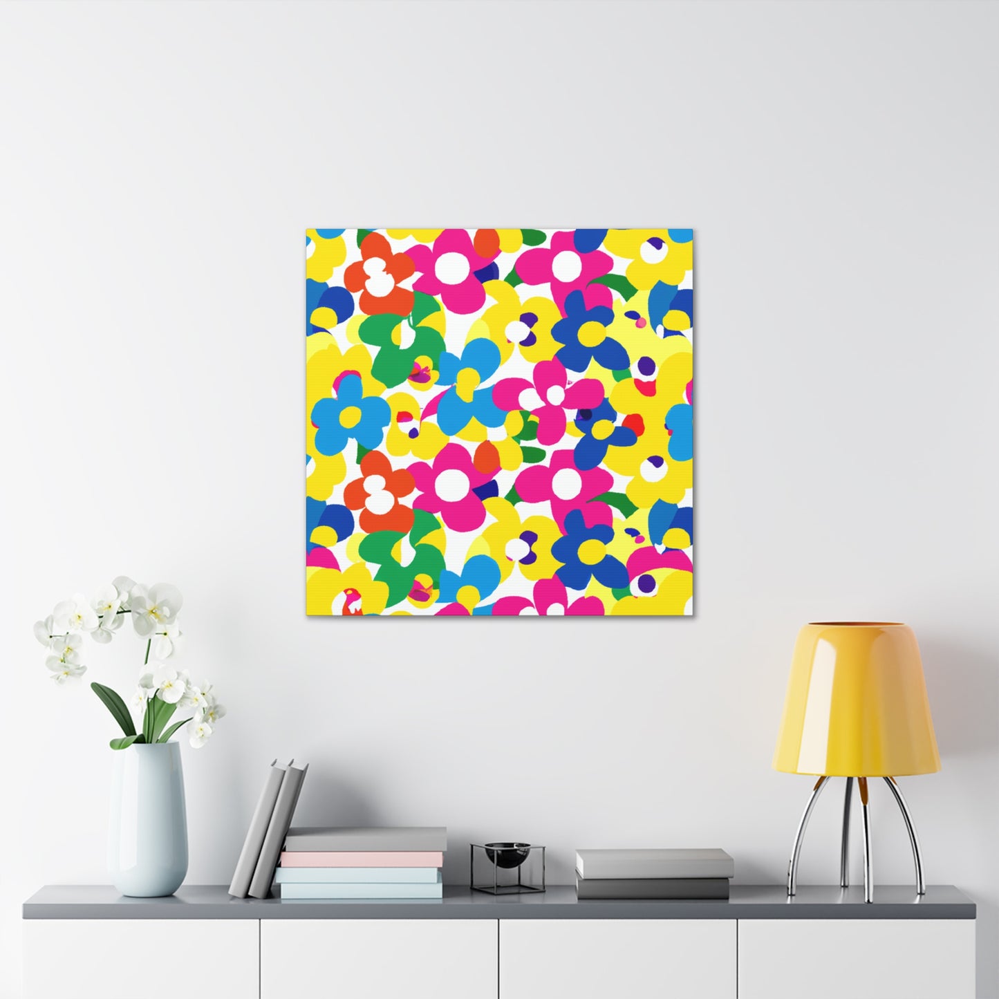 Floral Facets - Floral Canvas