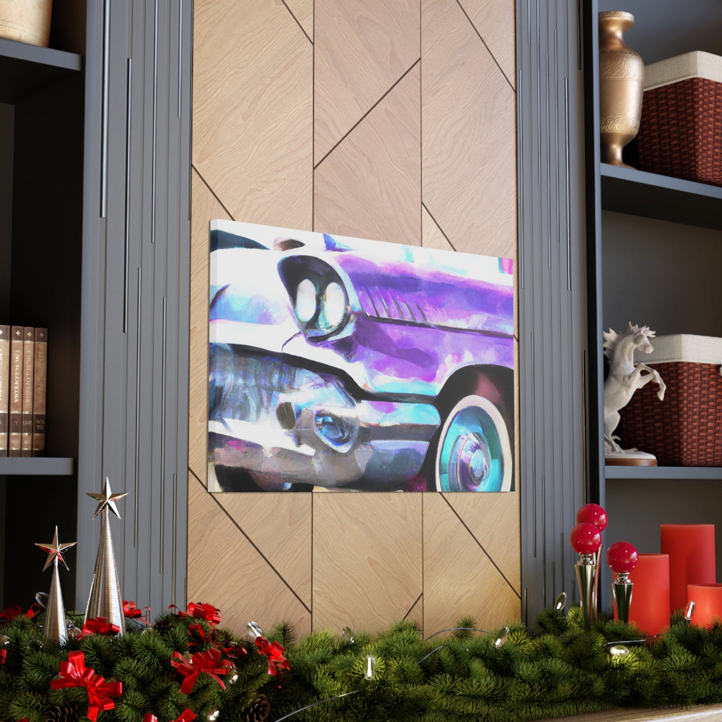 "Surging Tide". - Automobile Canvas