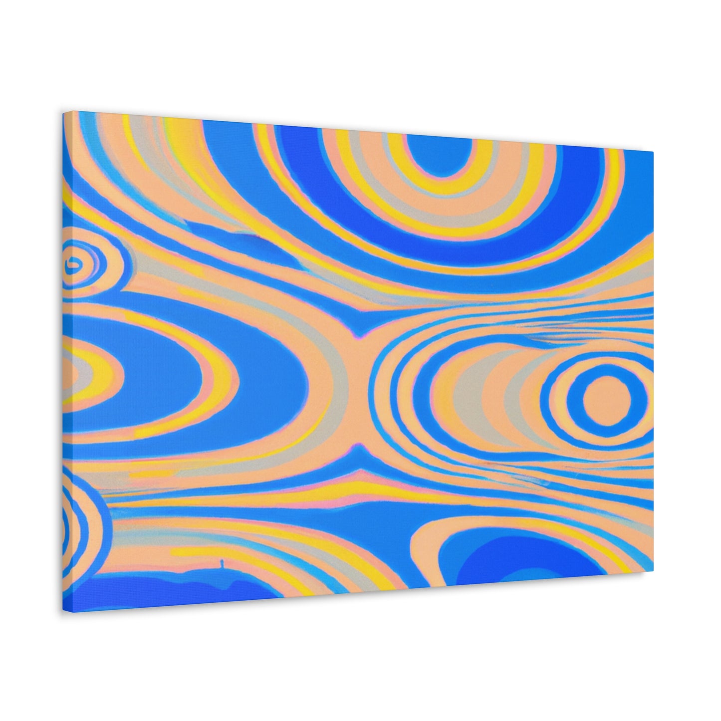 Aqua Flesh - Abstract - Canvas