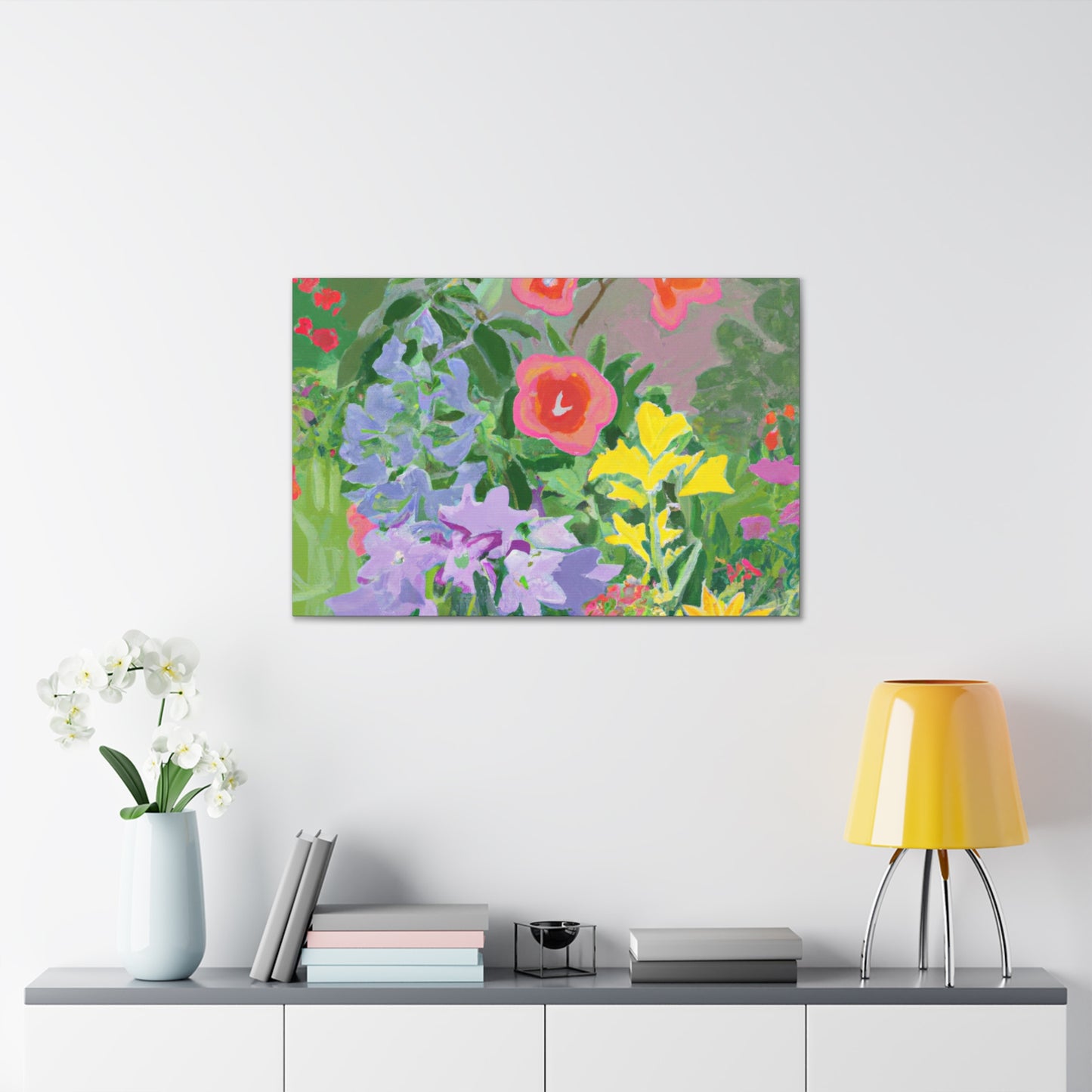 Trellis of Blooms. - Floral Canvas