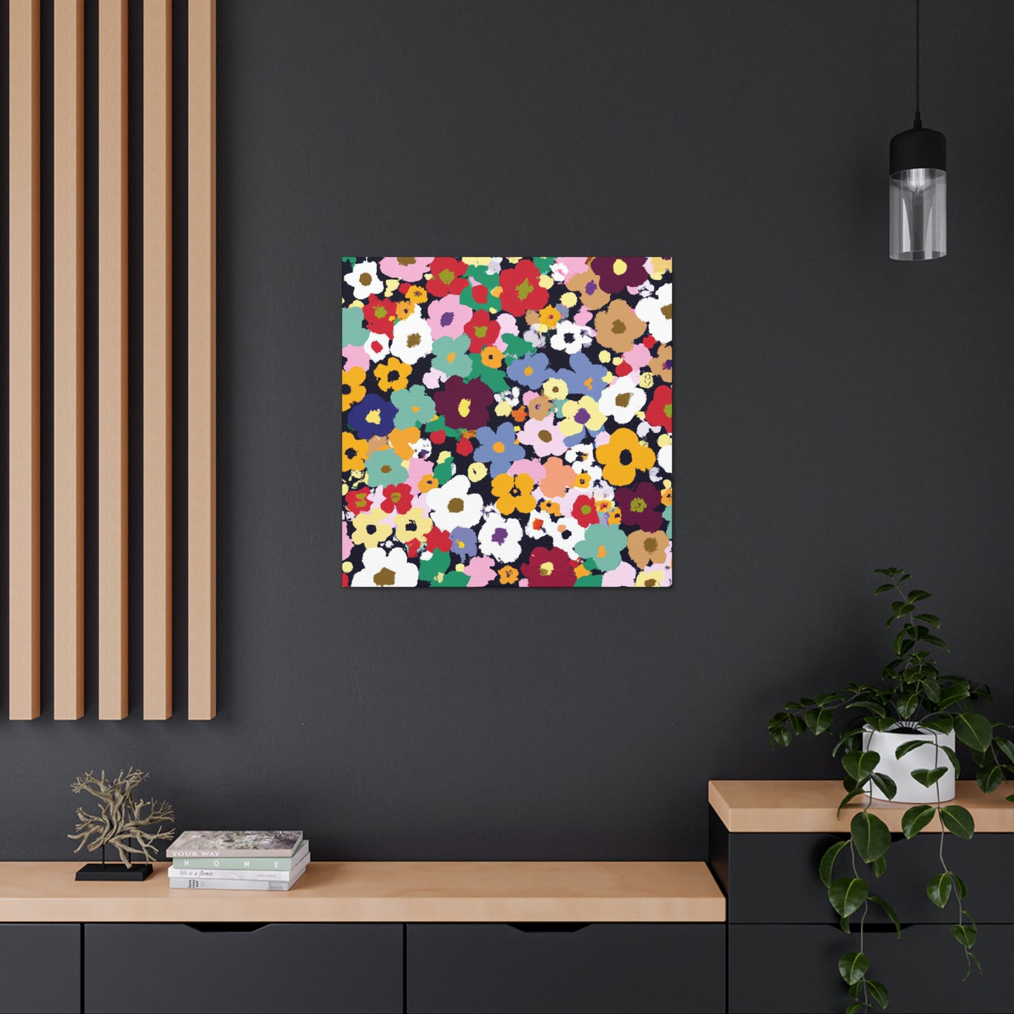 Petal Symphony - Floral Canvas