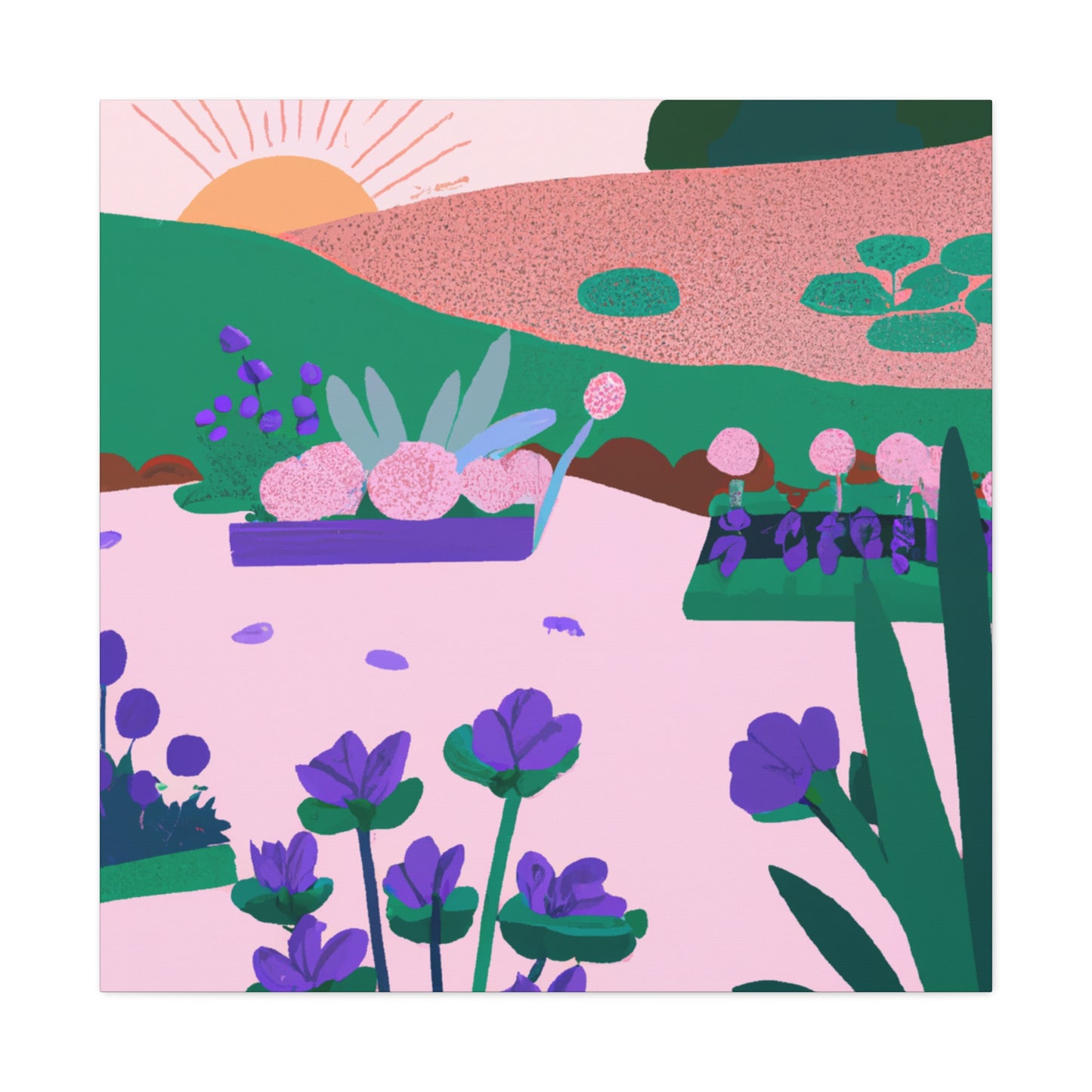 Tranquilty Oasis- Landscape - Canvas