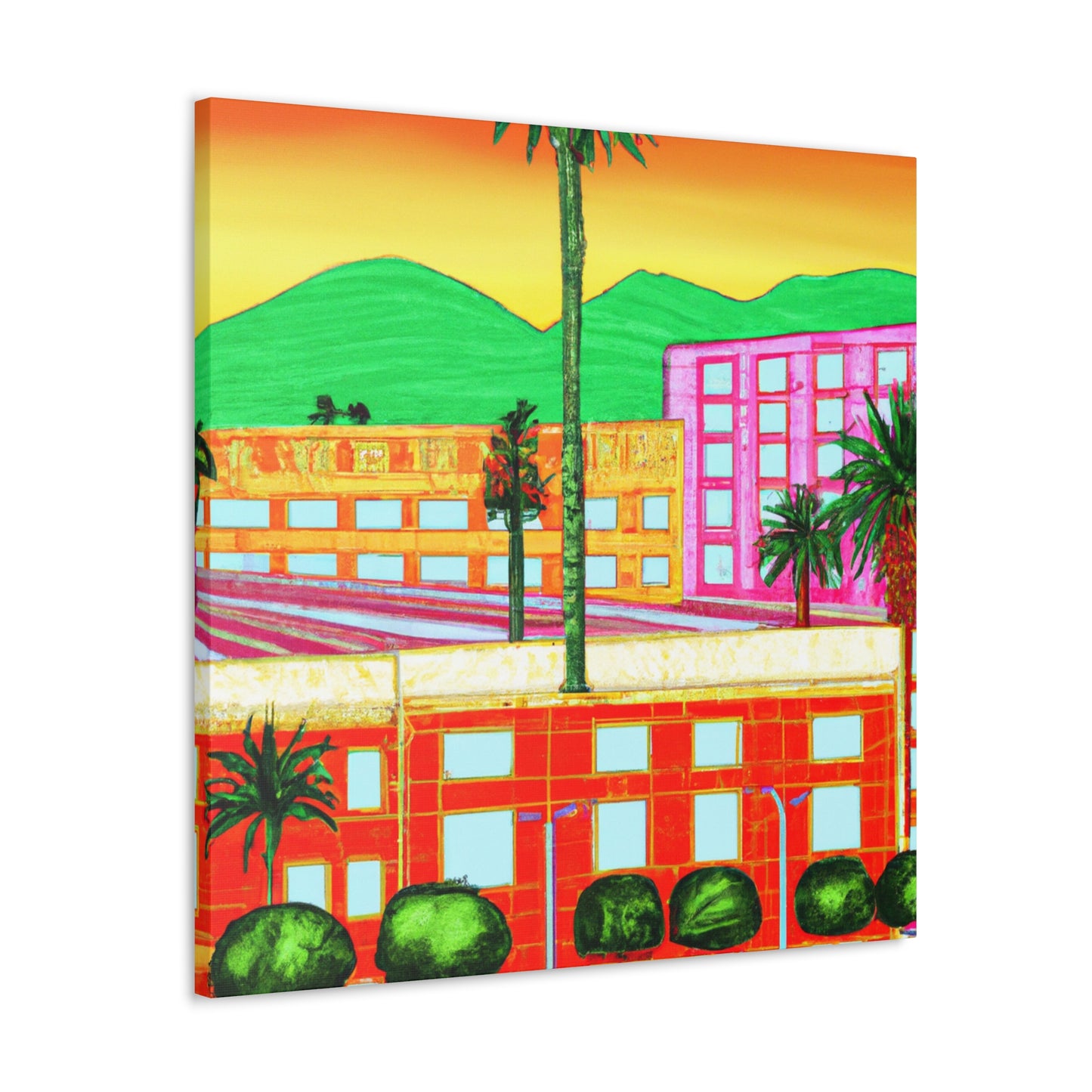 Sahara Splendor - Architectural - Canvas