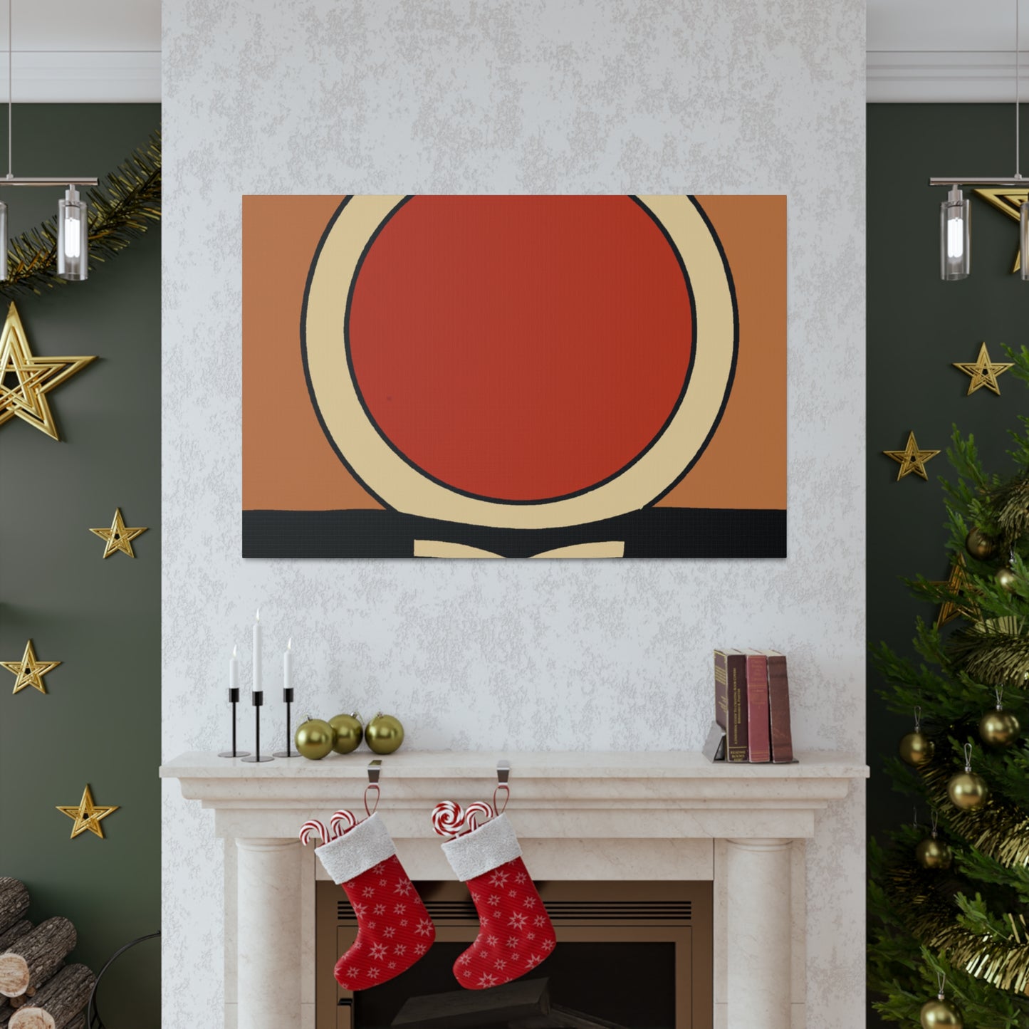 Foxtail Wolfhound - Midcentury Canvas