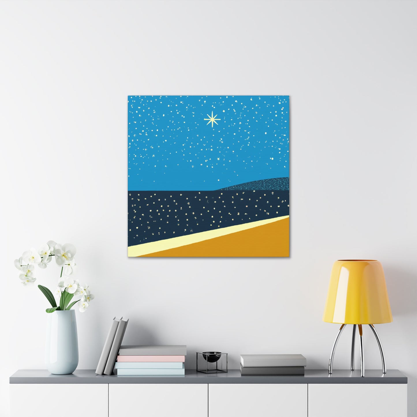 "Carnival Colors- Midcentury" - Canvas