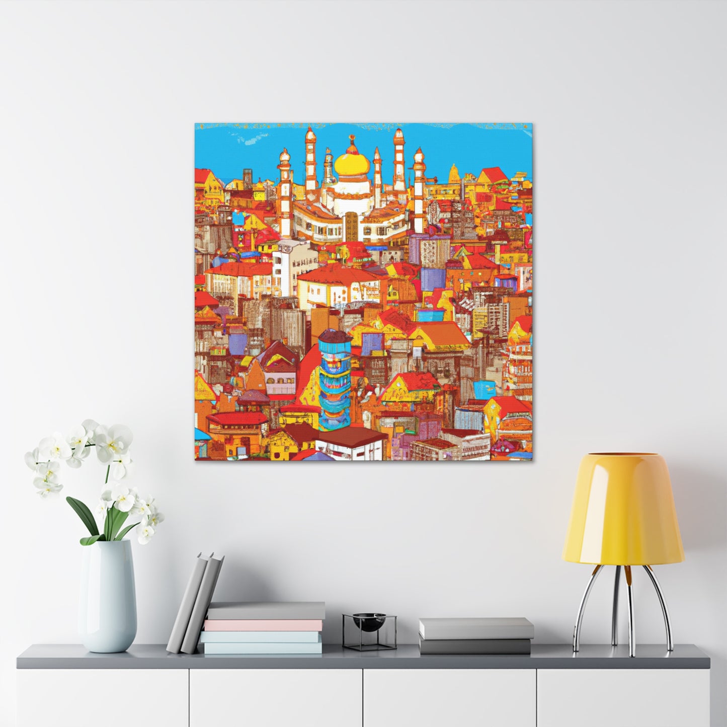 Sunrise by the Taj - Destination India - Canvas
