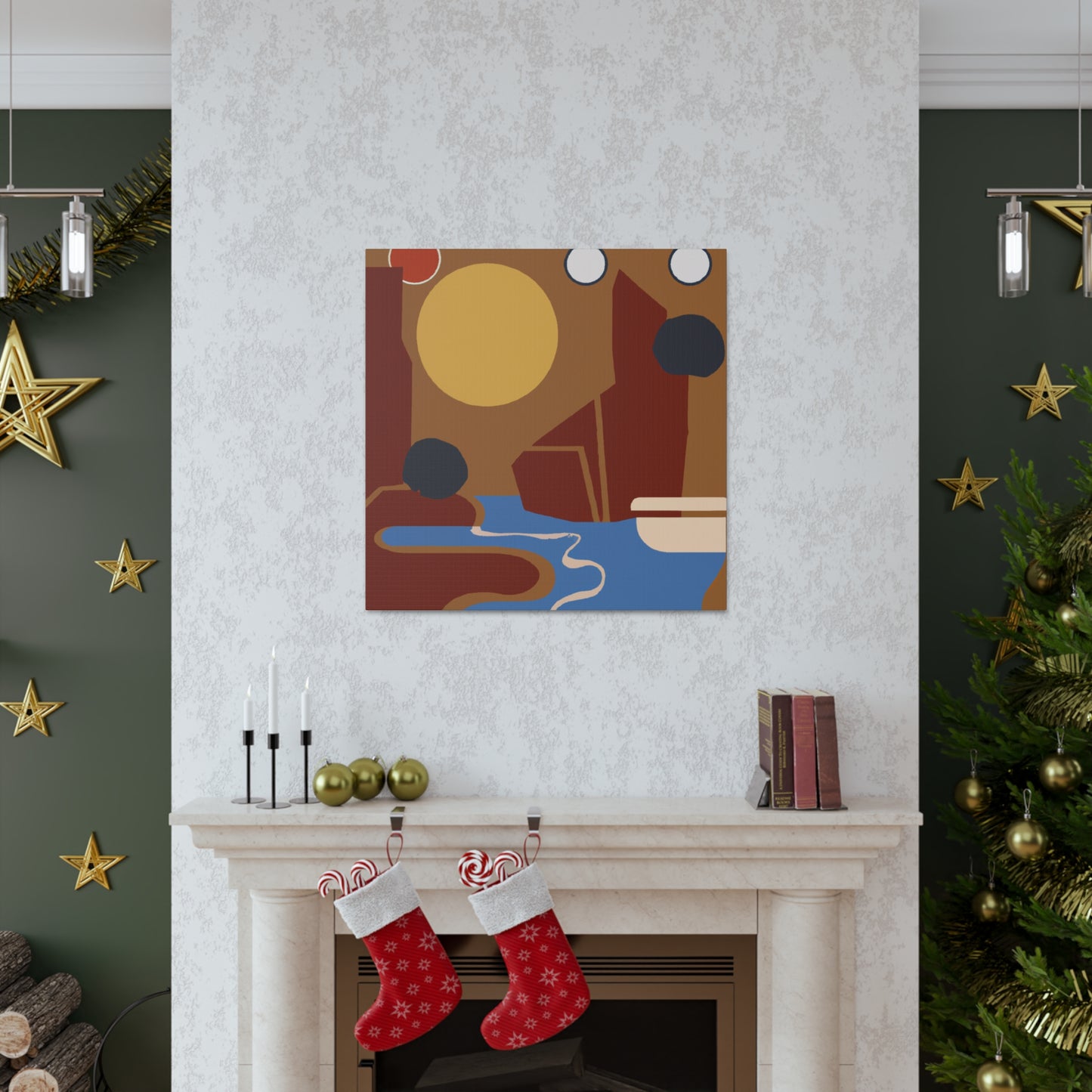Private Time - Midcentury Canvas