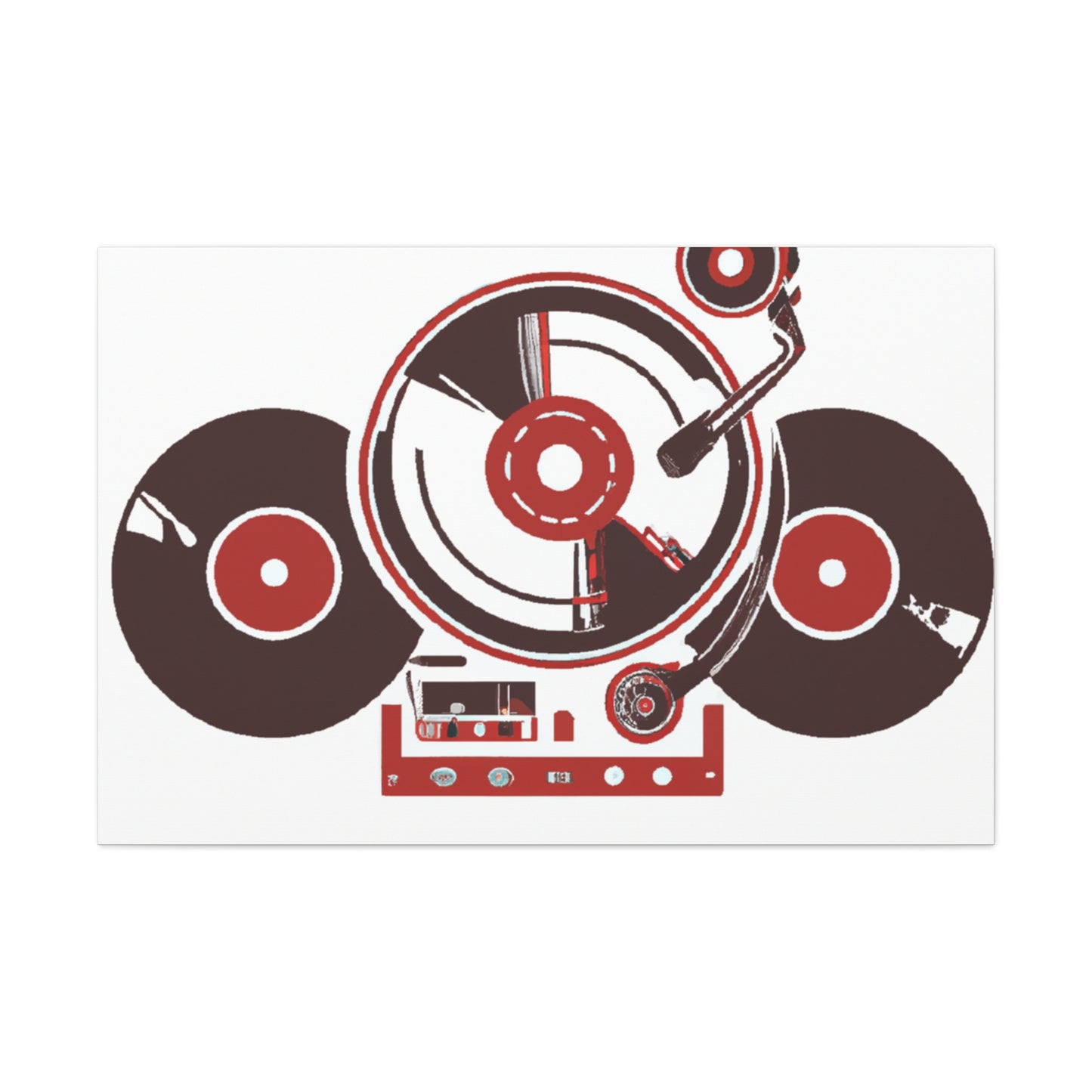 The Vinyl Emperors - Retro Music and Film Canvas