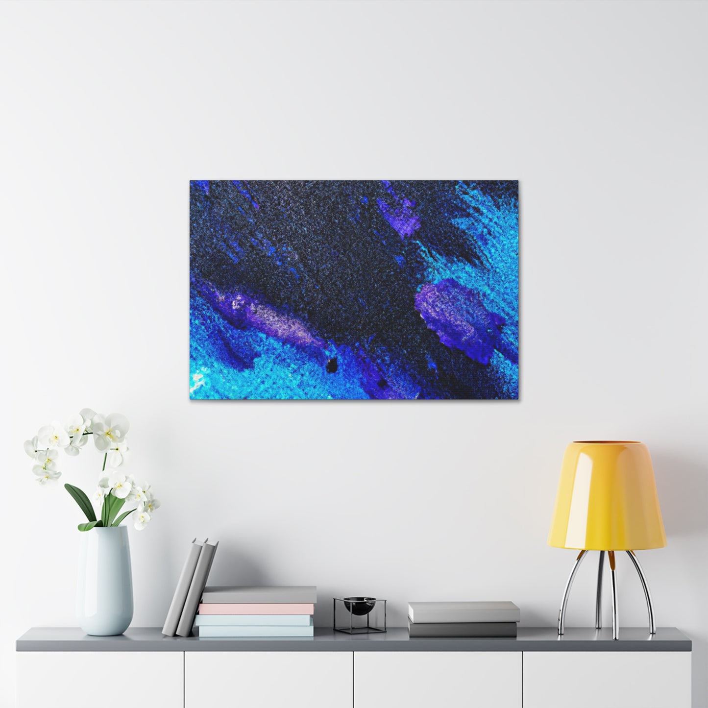 Blue Haze - Abstract Canvas