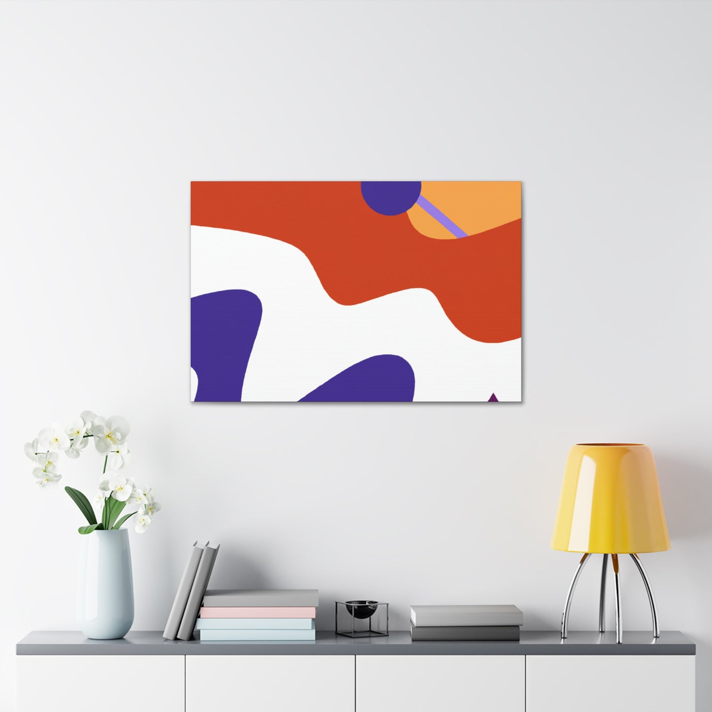 Twinners in the Sky- Midcentury - Canvas