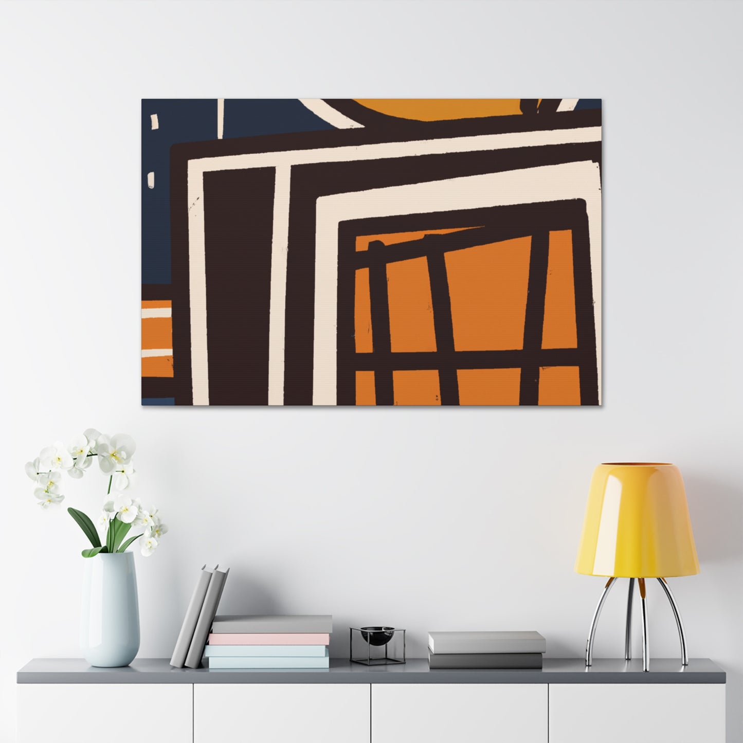 Edgy - Midcentury Canvas