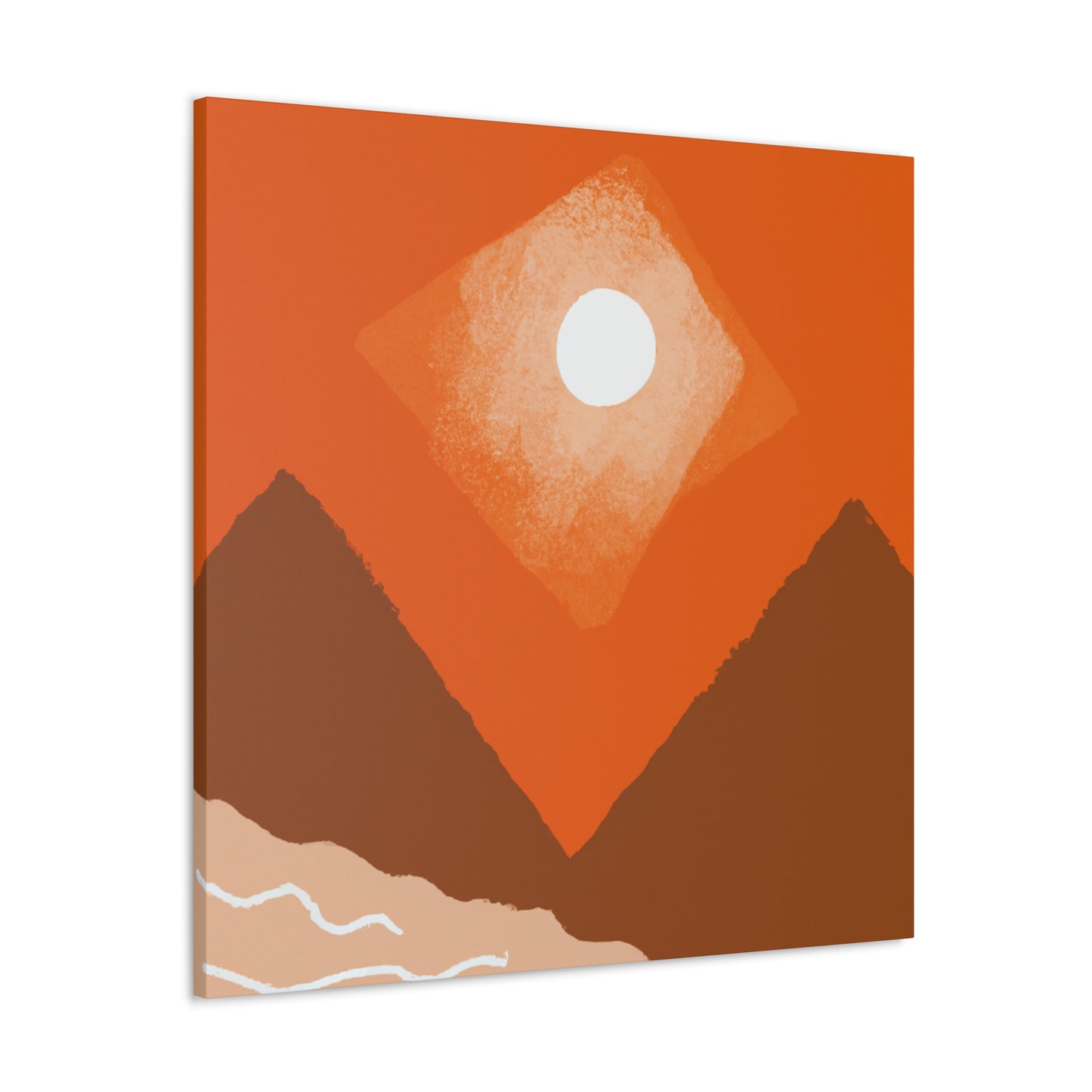 The Empire Chair - Vintage Contemporary - Desert Landscape - Canvas