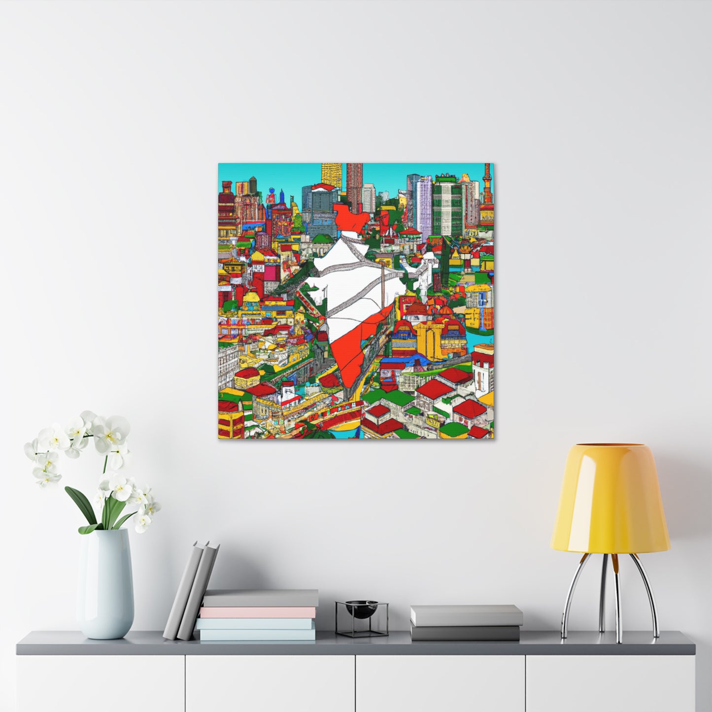 Golden Triangle - Destination India - Canvas
