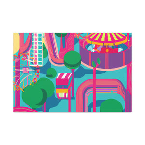 Carni-Wheel Amusement - Canvas