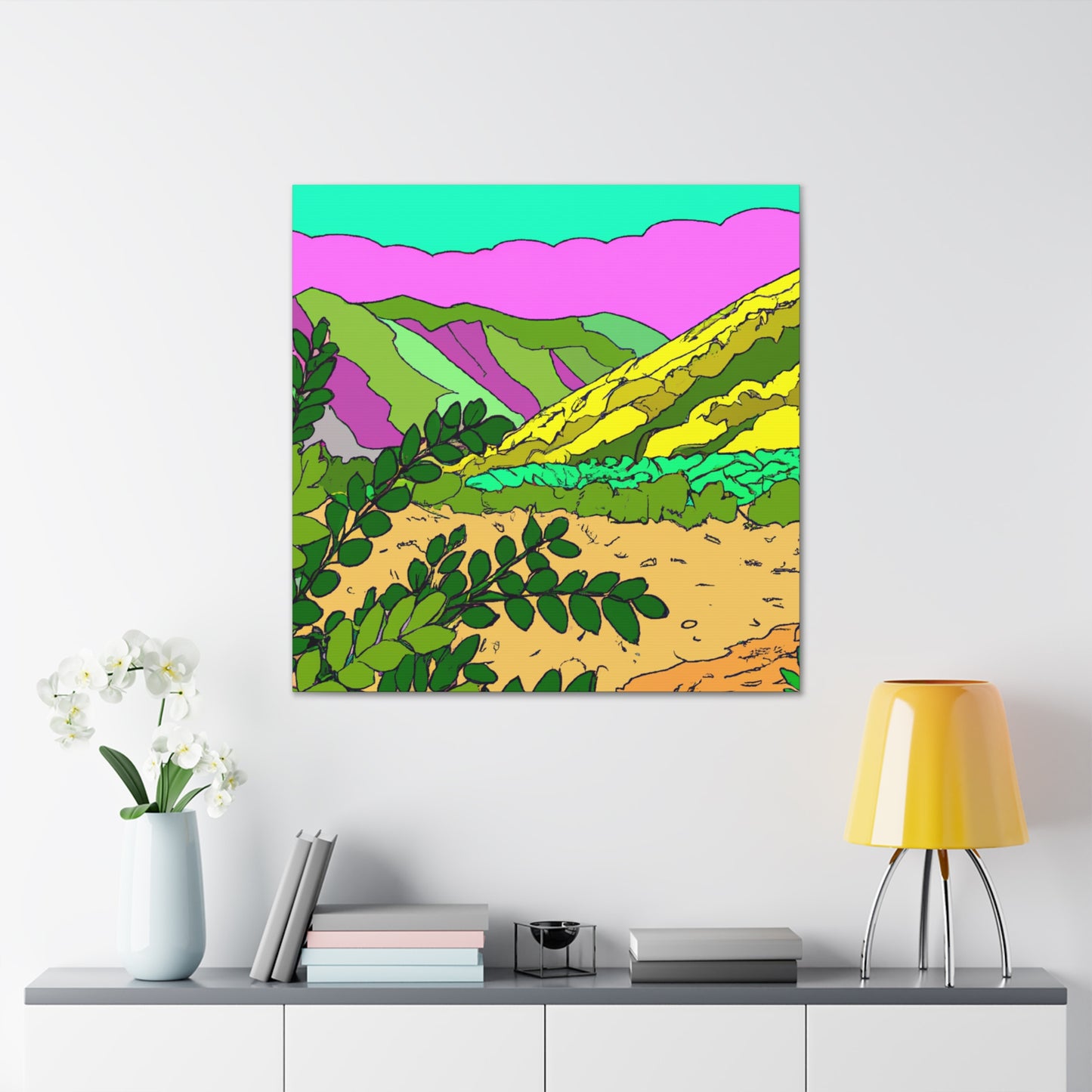 Calico-Landscape - Canvas