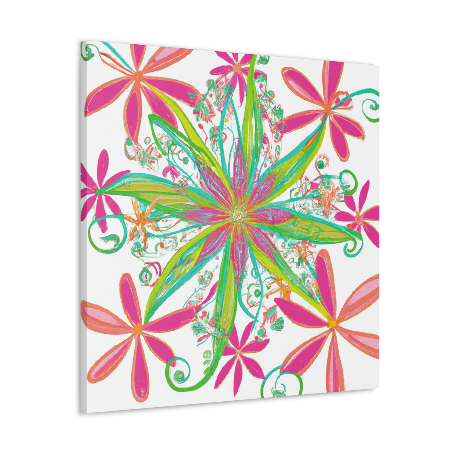 Dahlia Dreaming - Floral - Canvas