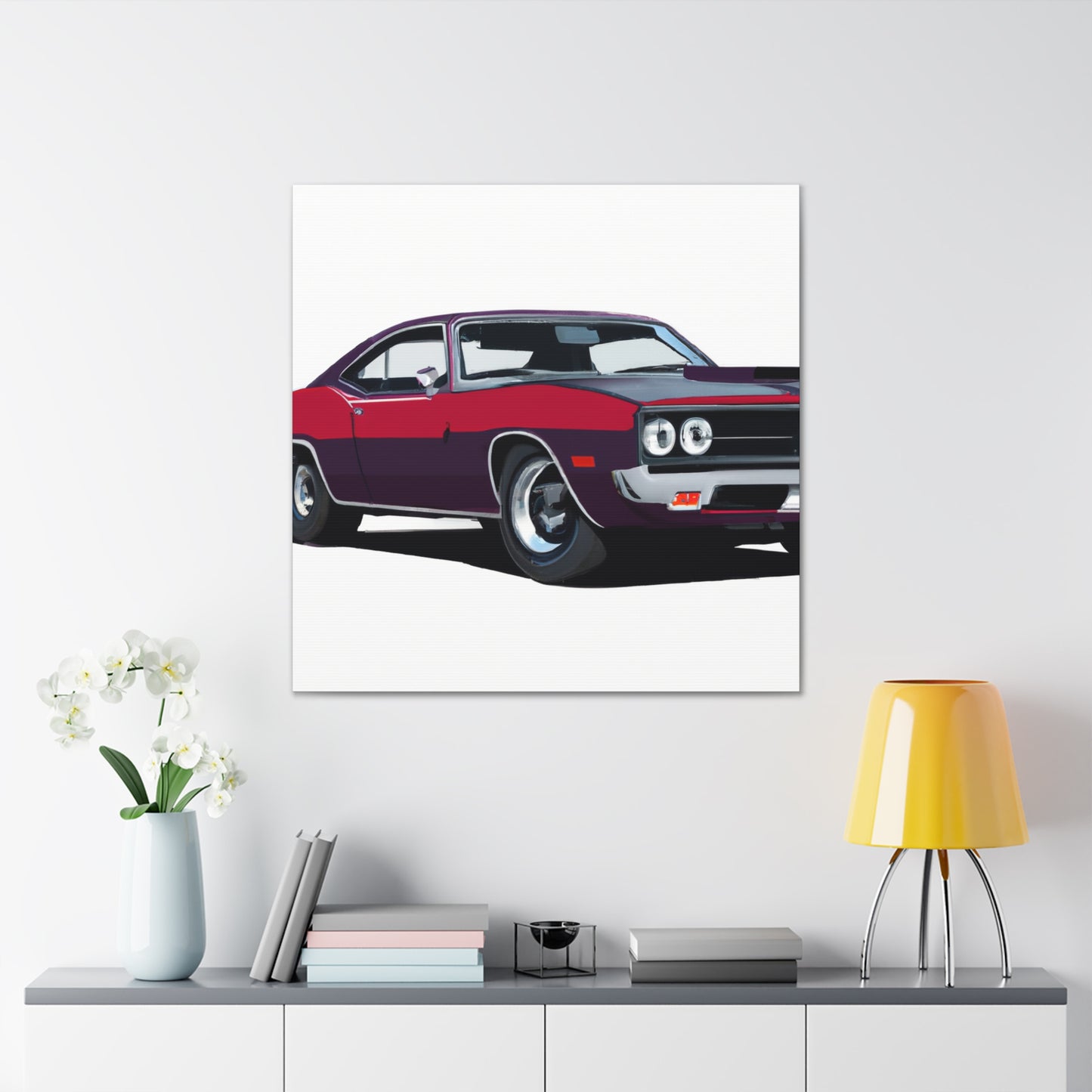 The Blazing Bullet - Automobile - Canvas