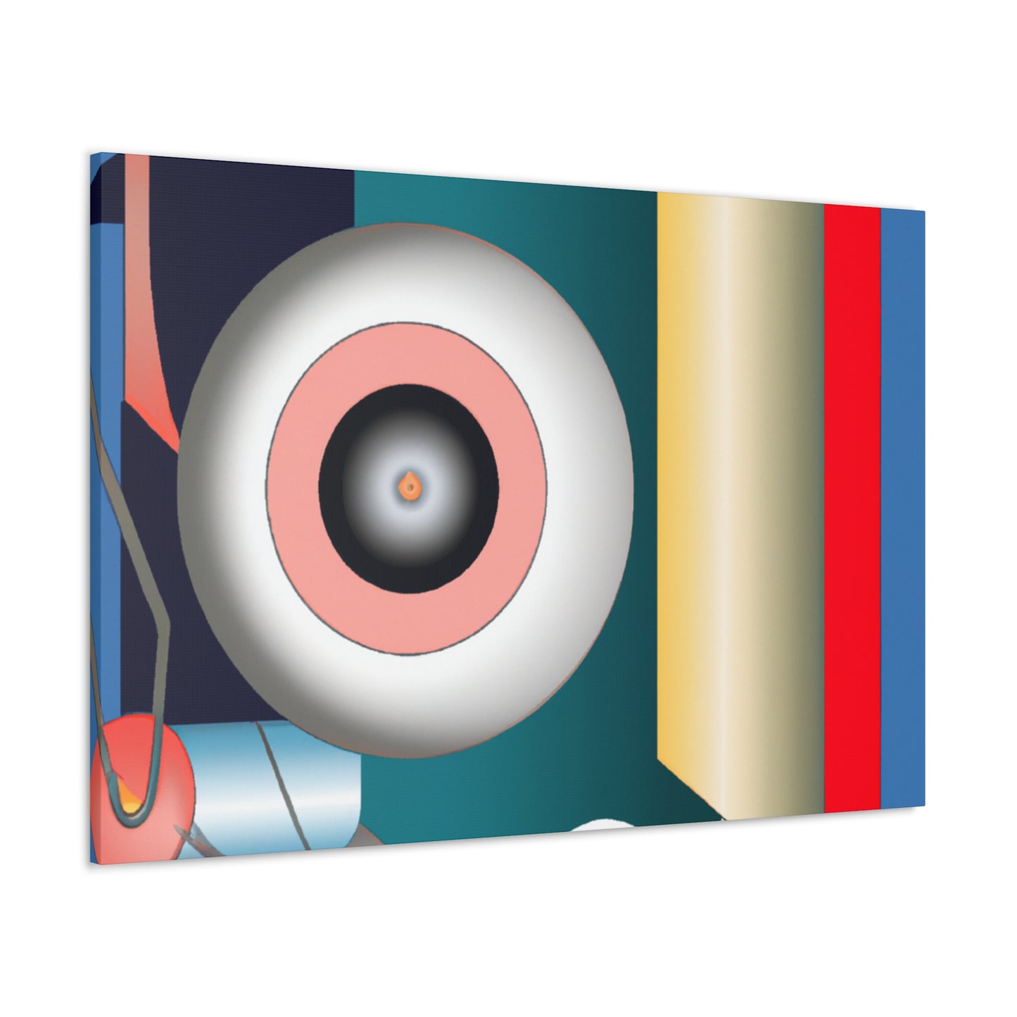 Gilded Metropolis: Art Deco Design Canvas