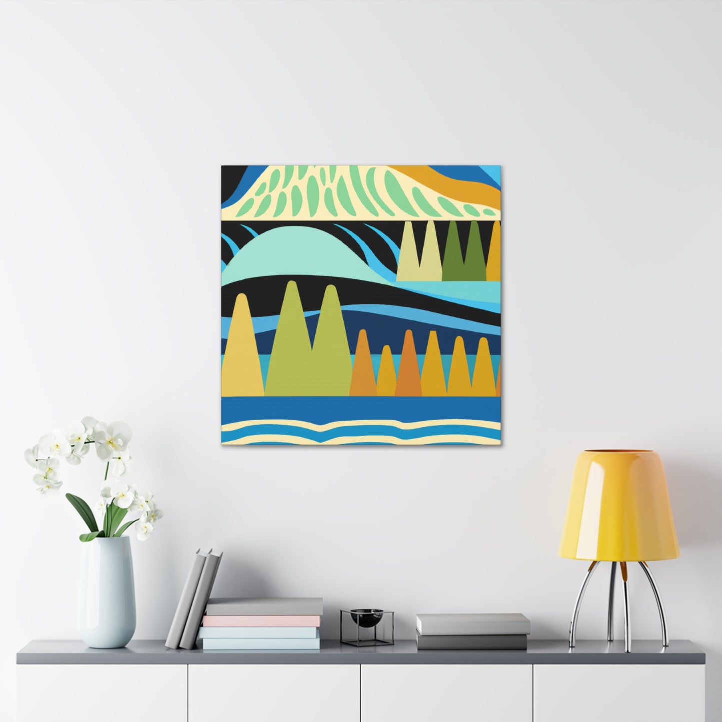 Forrest Play - Midcentury Canvas