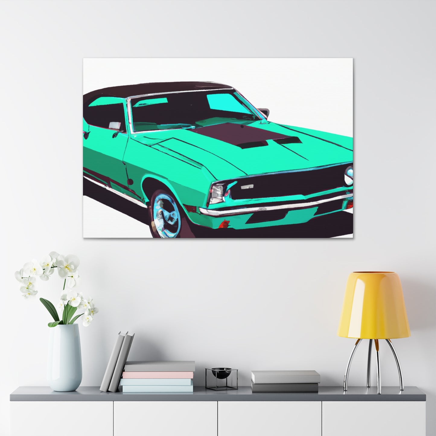 The Flame Thrower - Automobile - Canvas