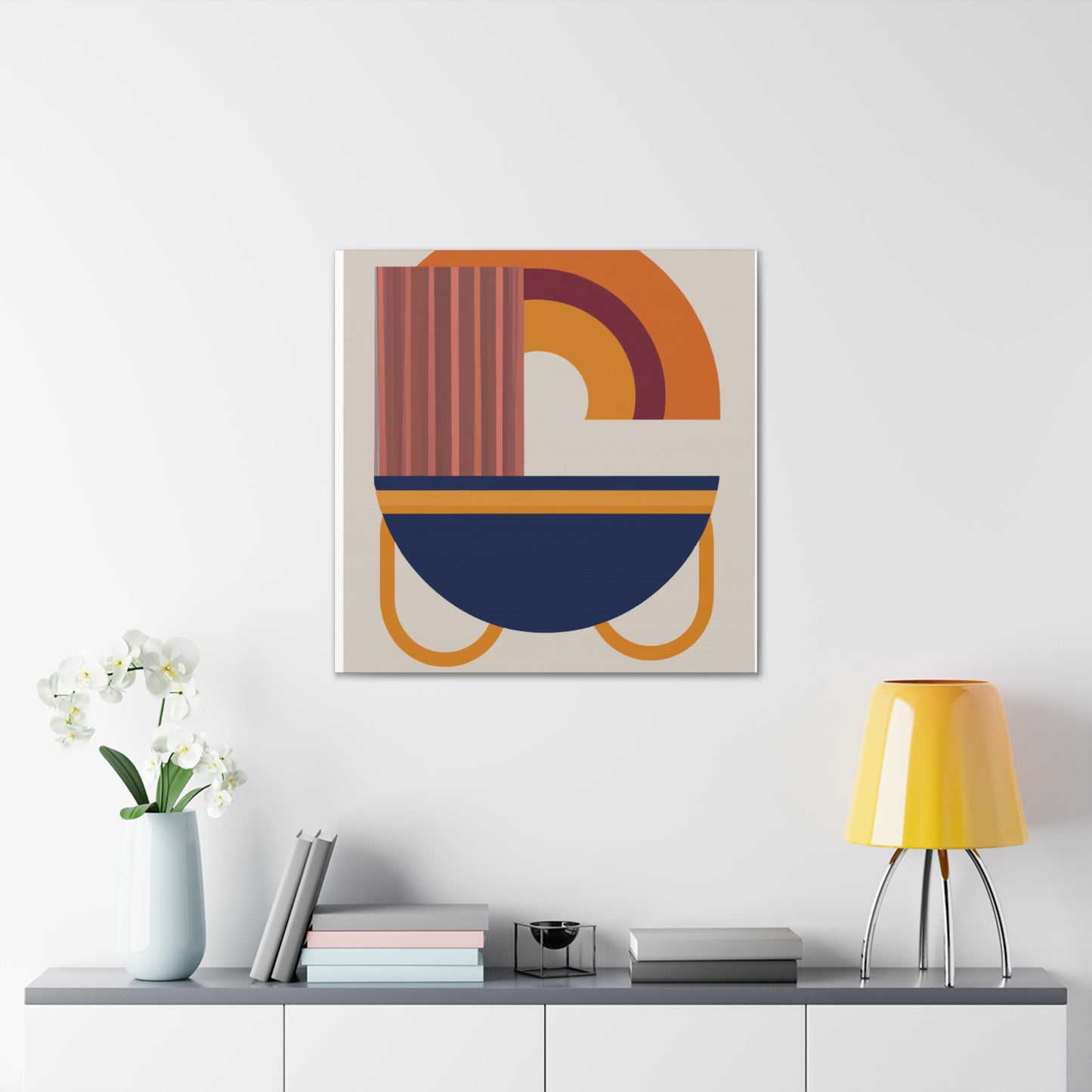 Fluffy Spikesquirrel - Midcentury Canvas