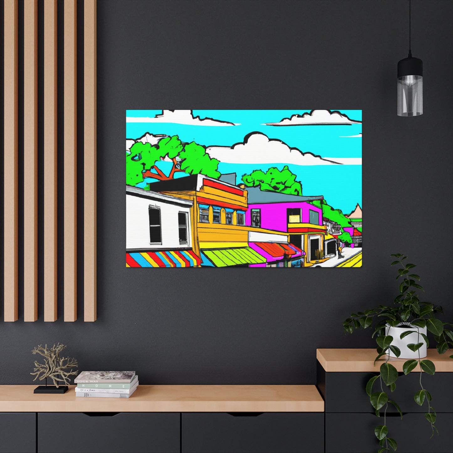 Specialville Avenue - Architectural Canvas Pop Art