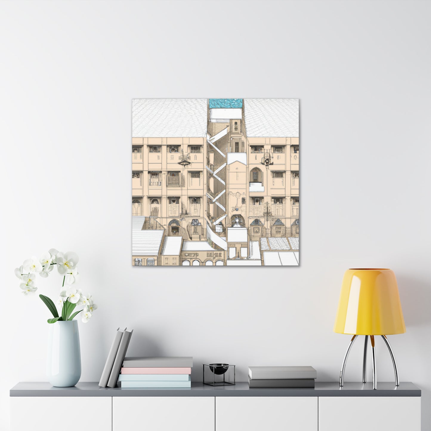 Corinne de Poitiers - Canvas - Architectural