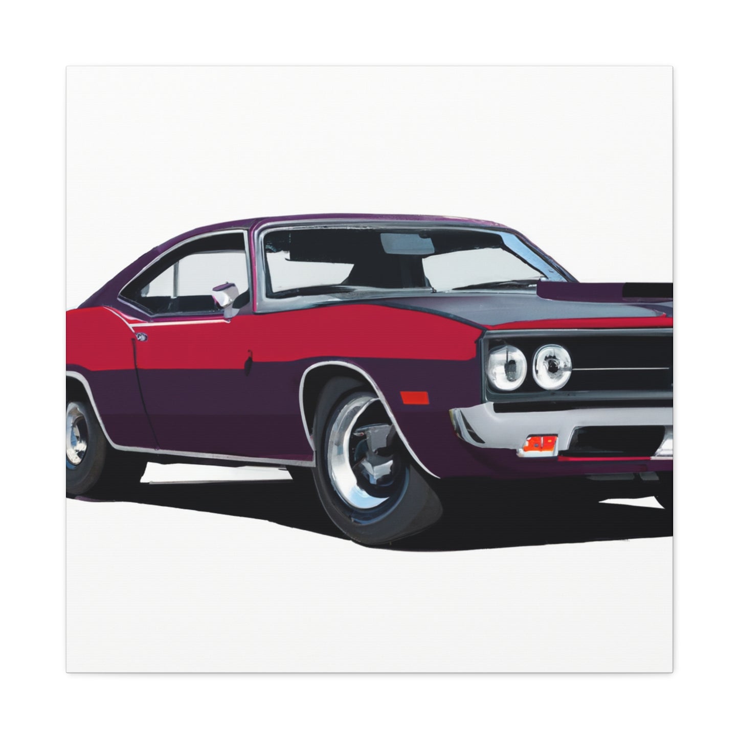 The Blazing Bullet - Automobile - Canvas