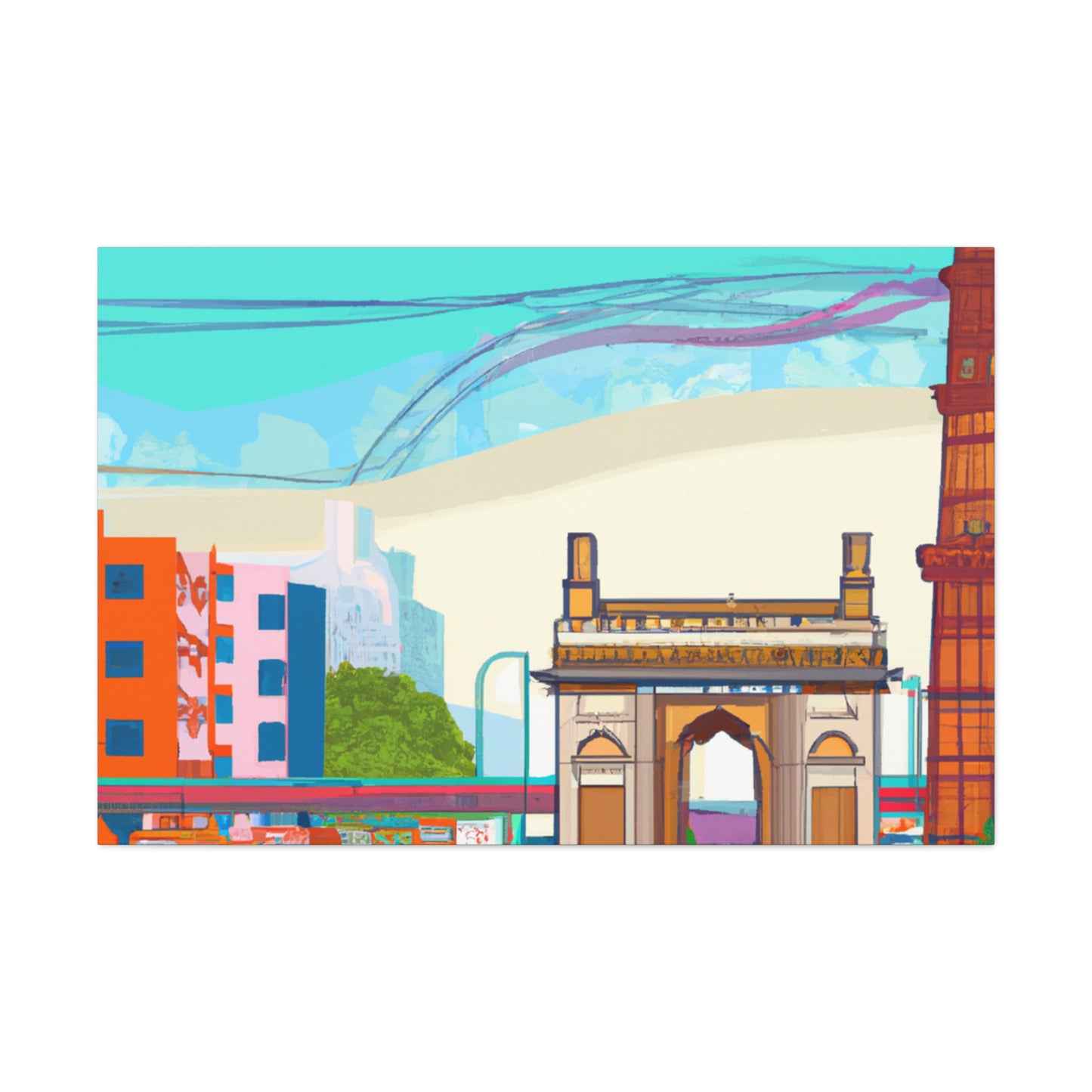 Vedic Vista - Destination India - Canvas