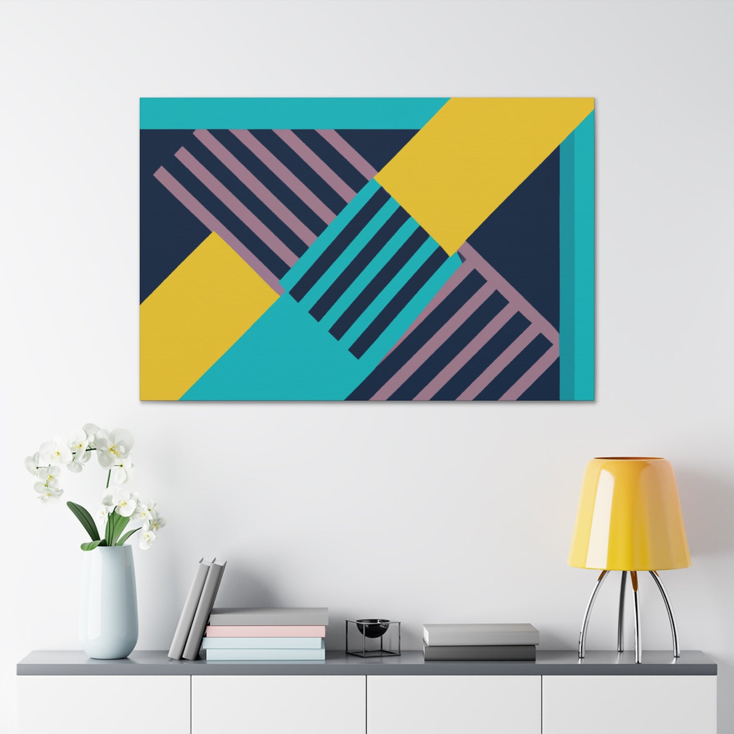 Sparkling Sunshine - Midcentury - Canvas