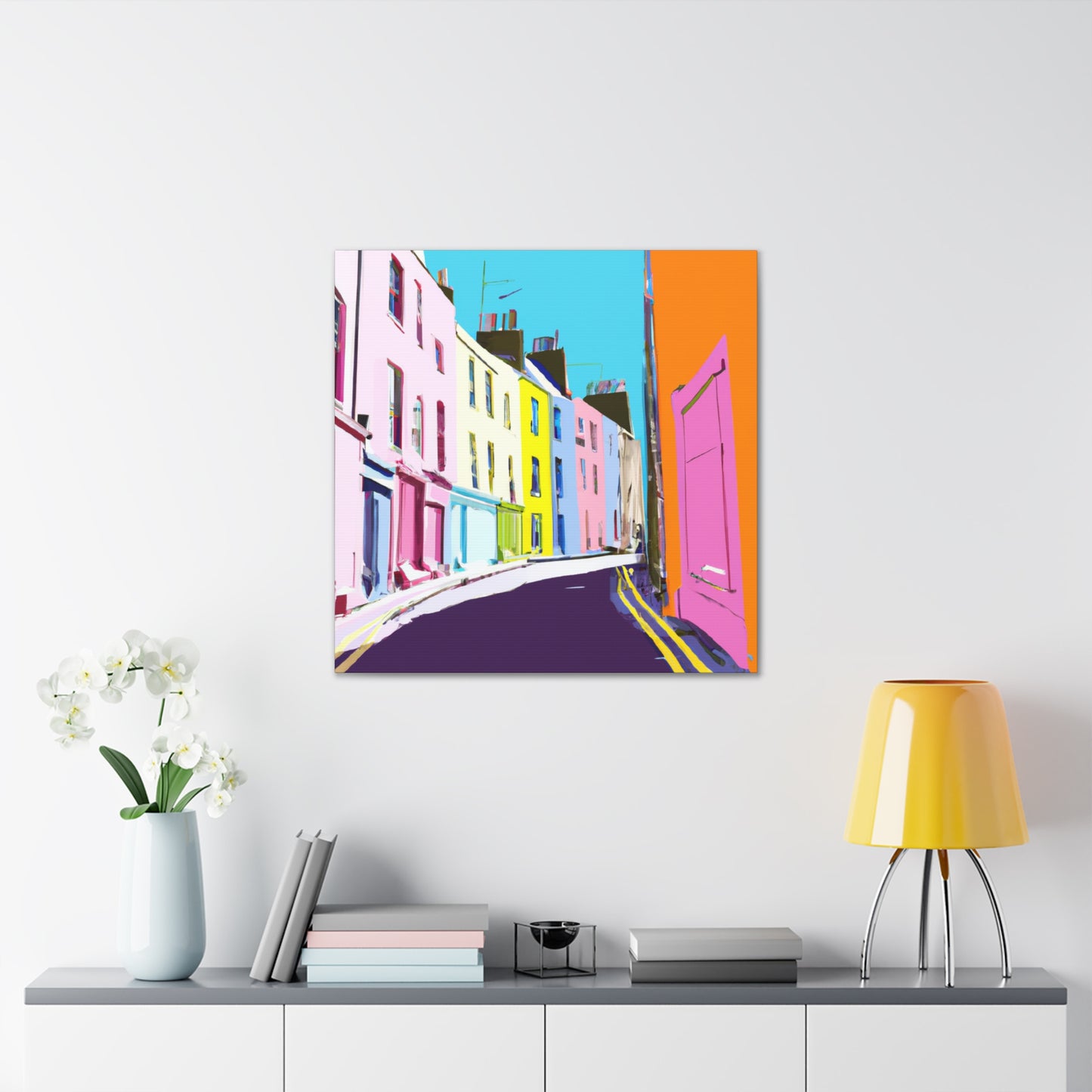 Magnolia City - New Orleans - Architectural - Canvas