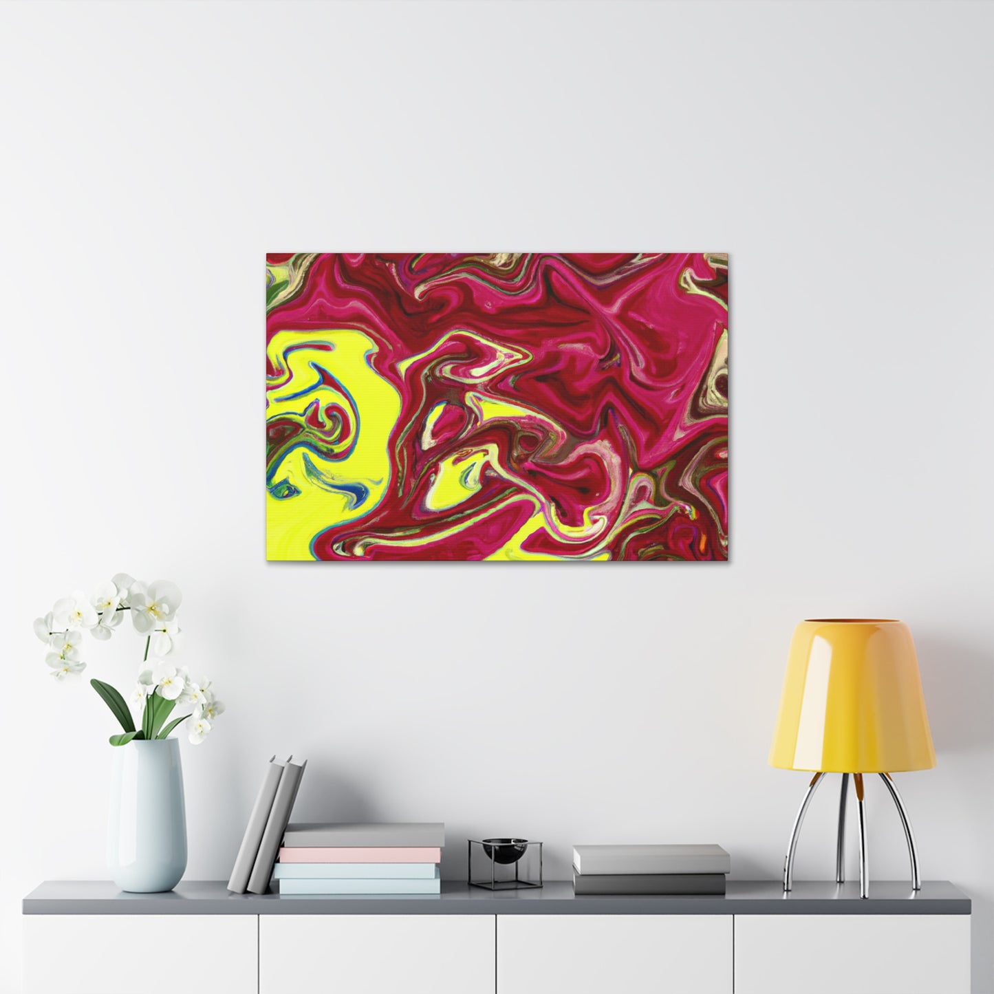 Luminous Aqua - Abstract - Canvas