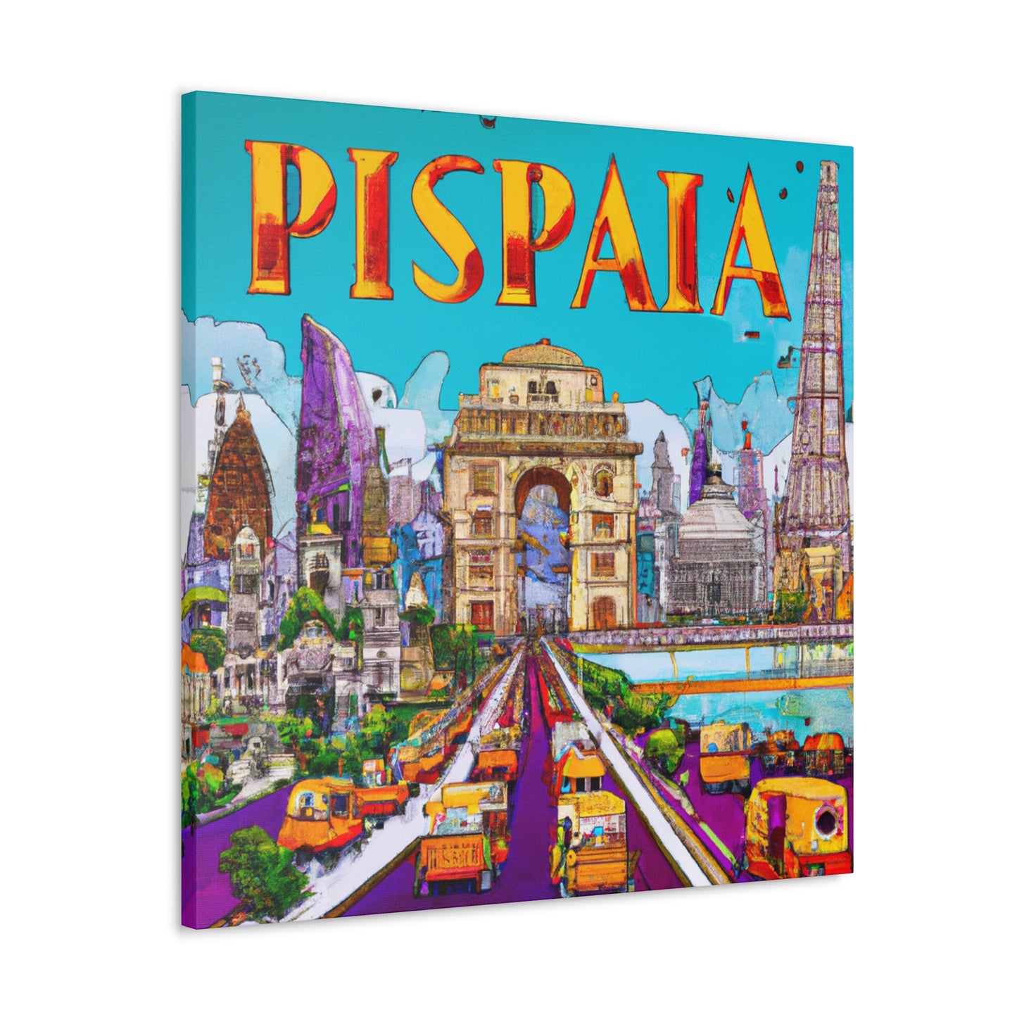 Bollywood Bliss - Destination India - Canvas