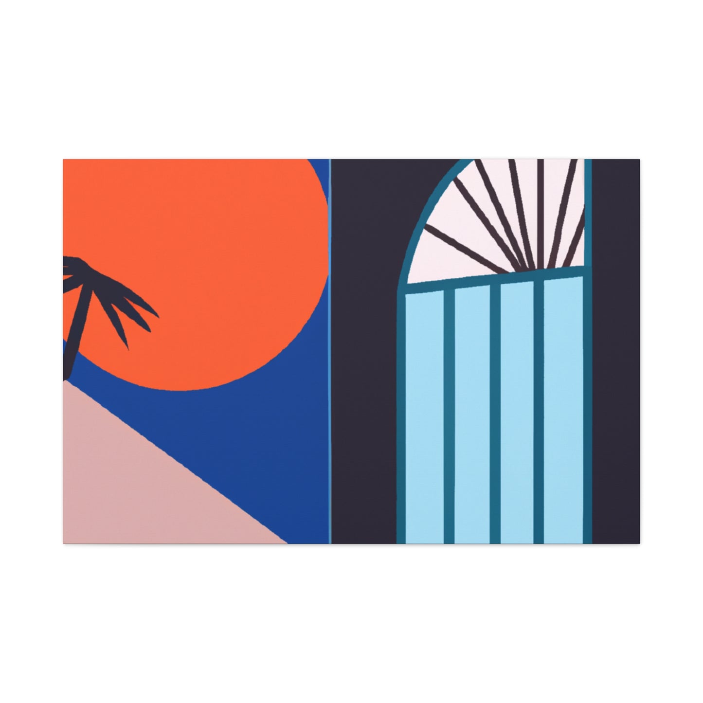 FluffyCloudyBear - Midcentury Canvas