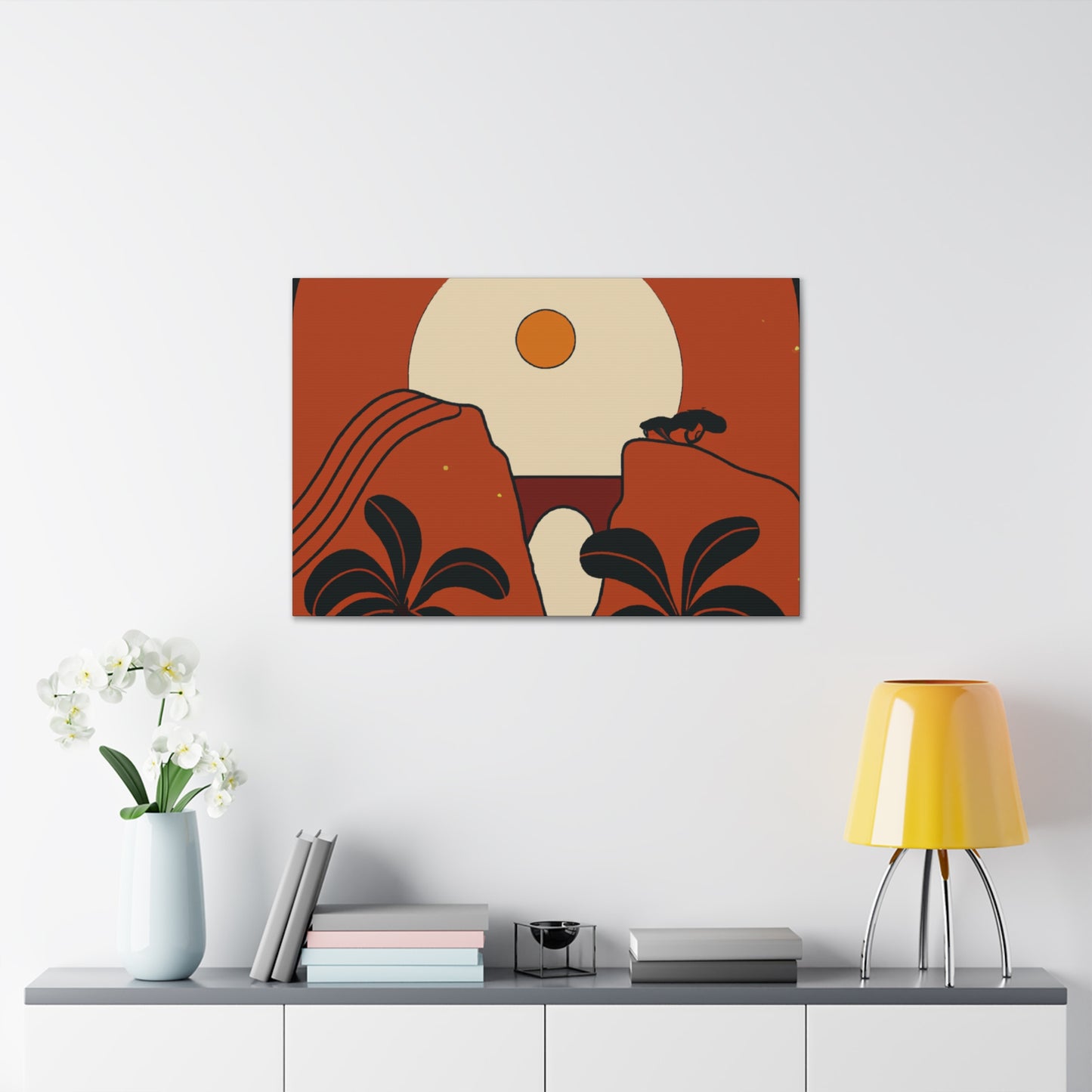 Timekeeper - Midcentury - Canvas