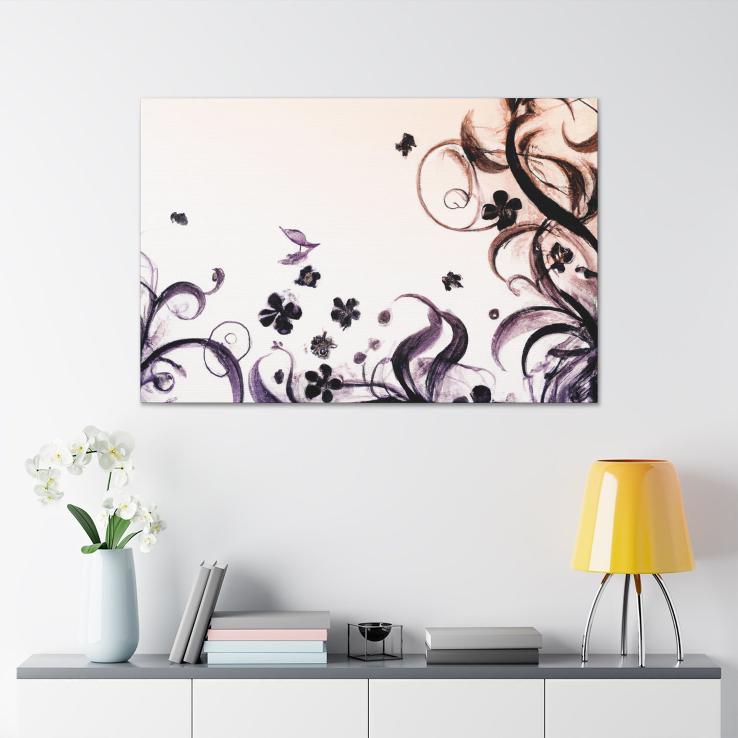 Blossom Kisses - Floral - Canvas