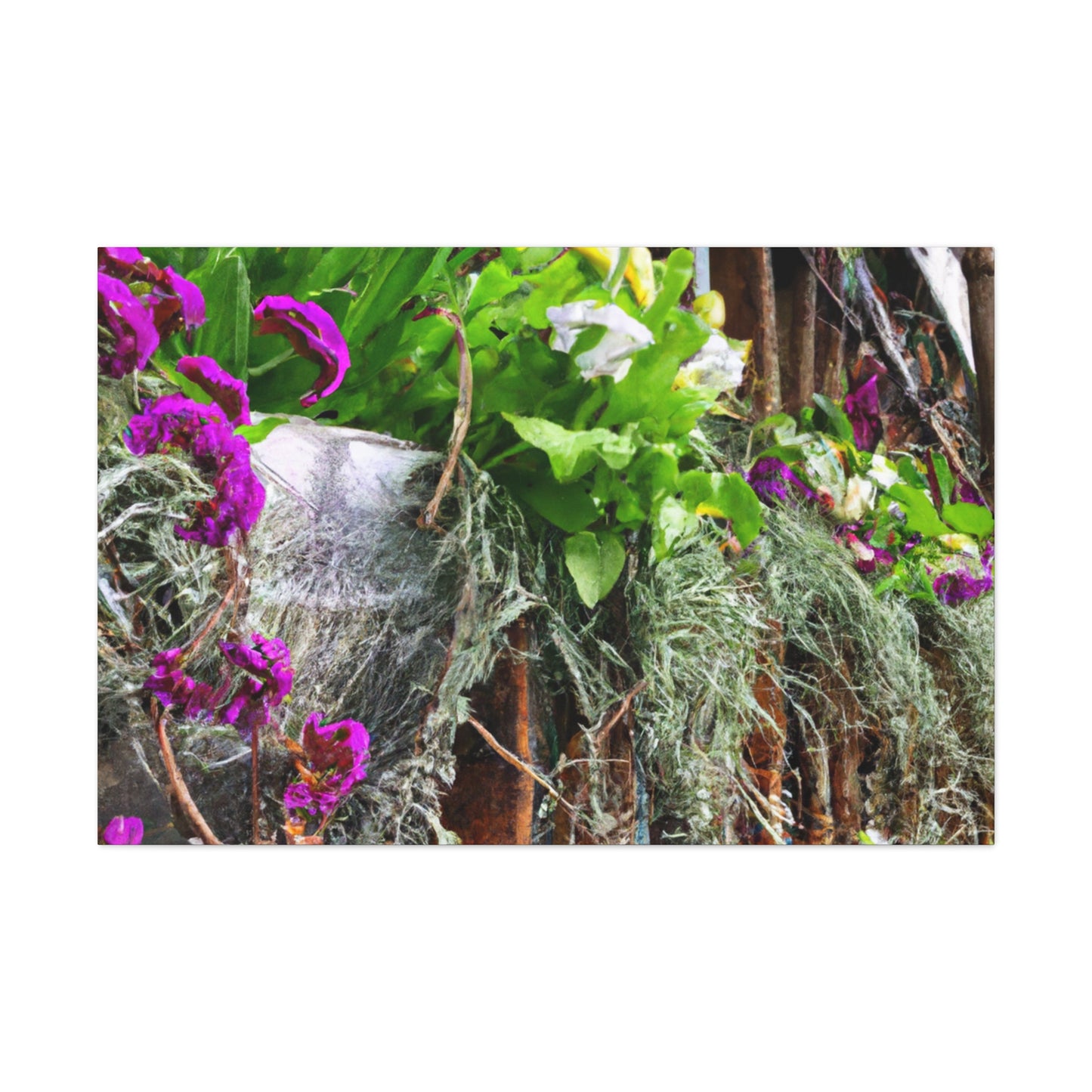 "Garden of Abundance" - Floral Canvas