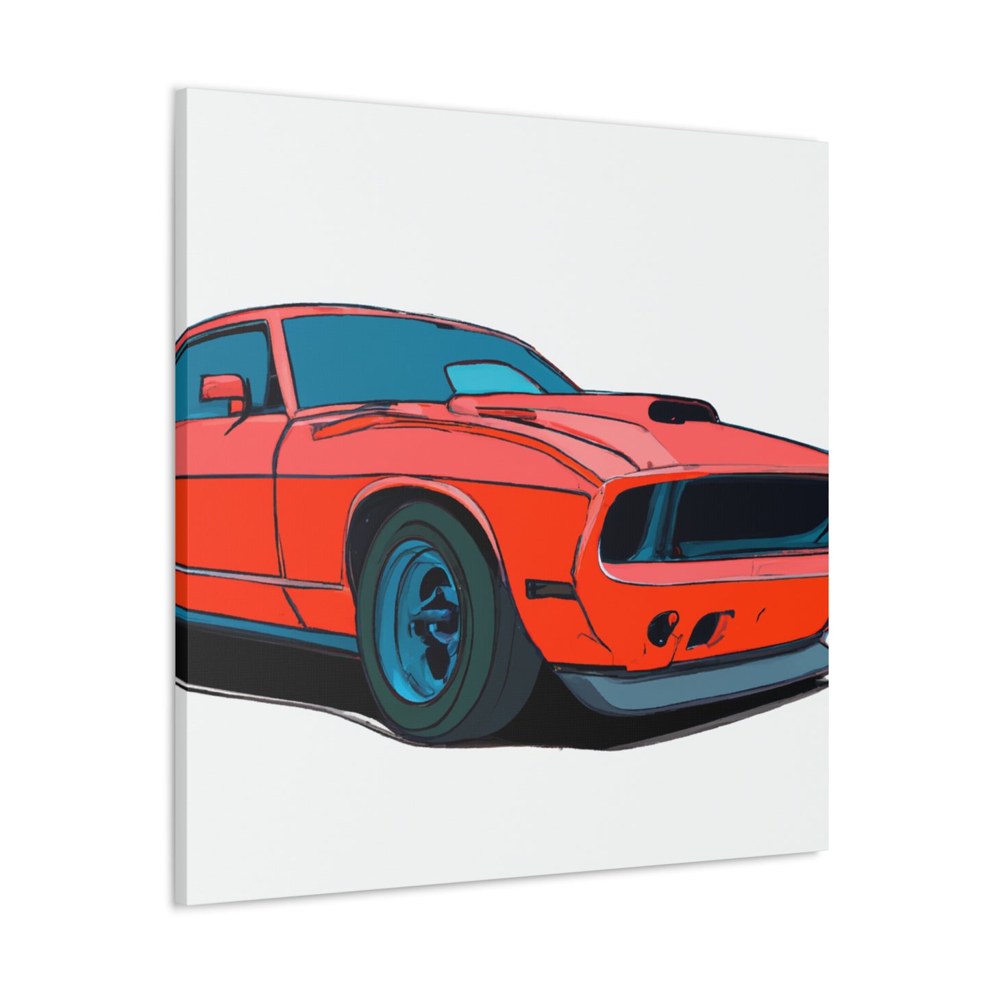 The Inferno- Automobile - Canvas