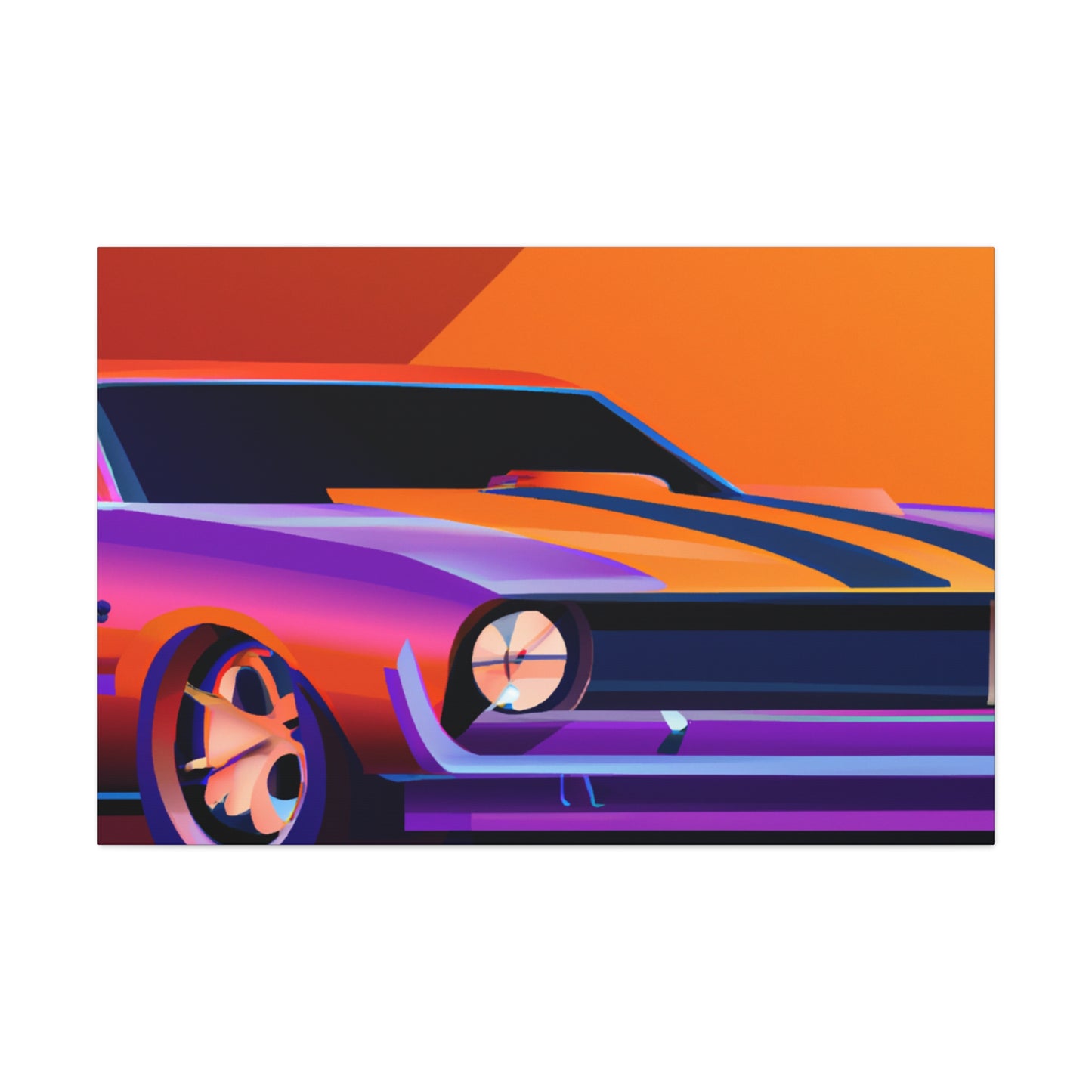 Chopper Rebel - Automobile. - Canvas