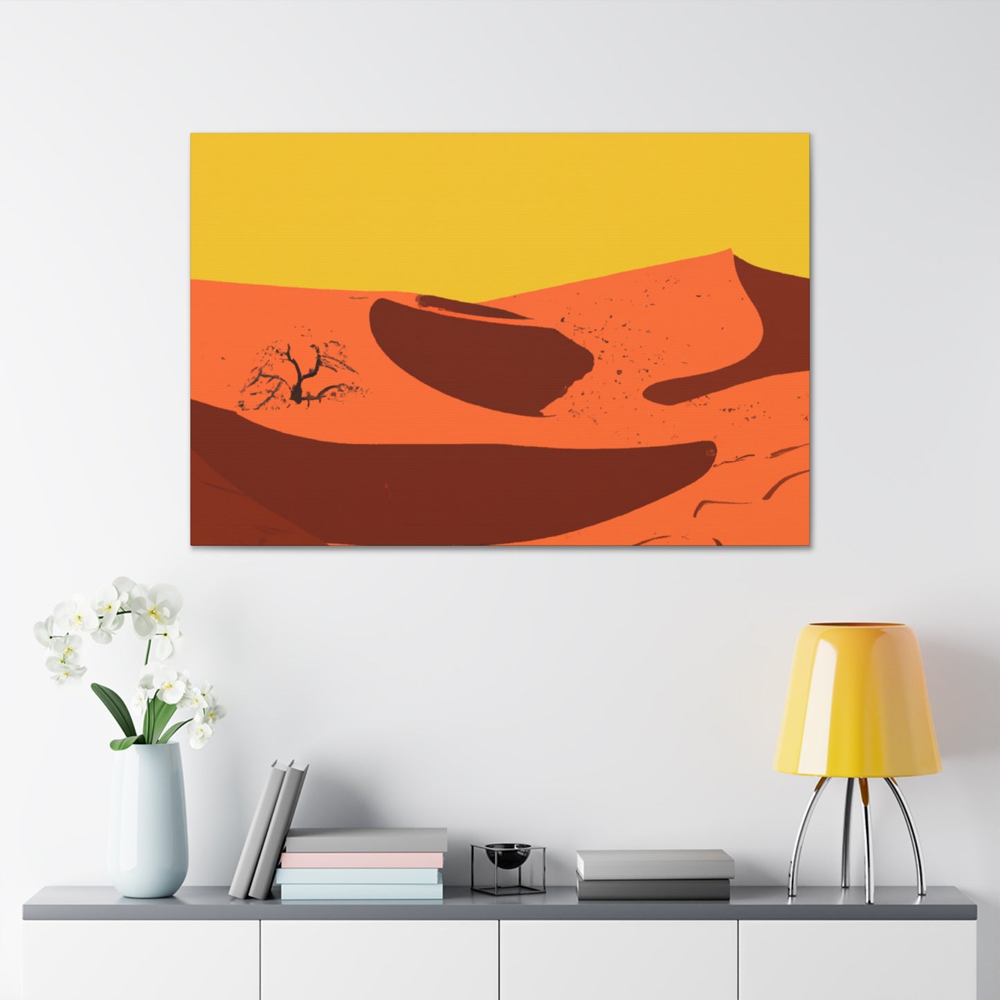 Retro Revival - Vintage Contempoary - Desert - Canvas